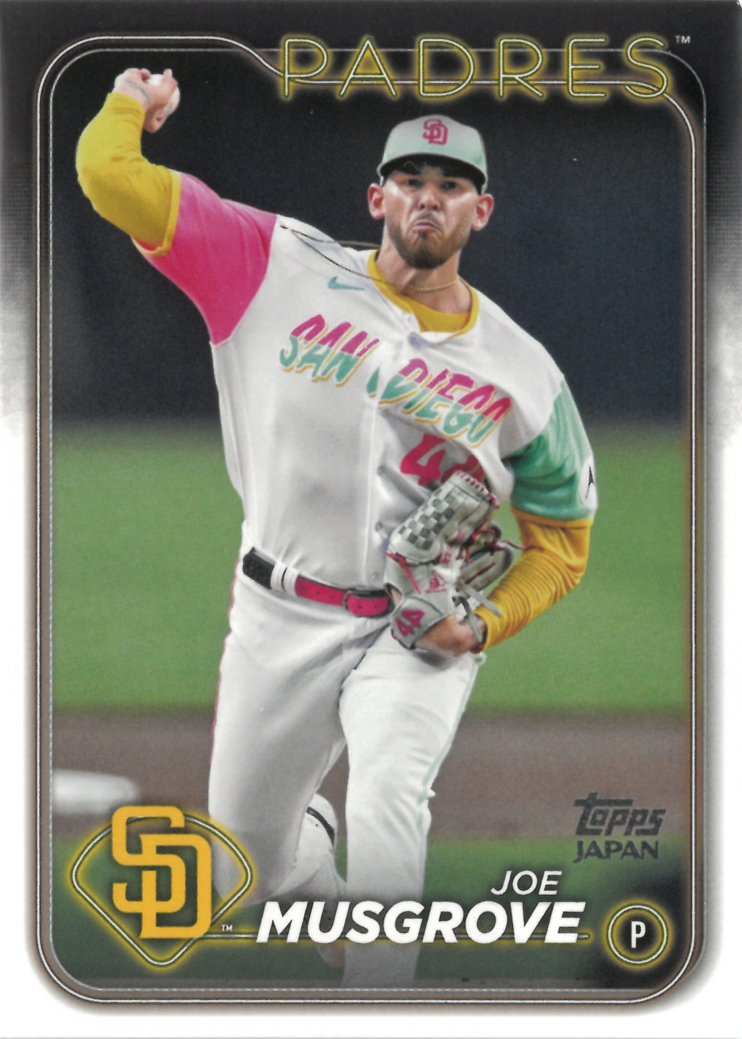 2024 Topps JAPAN "Joe Musgrove" #34