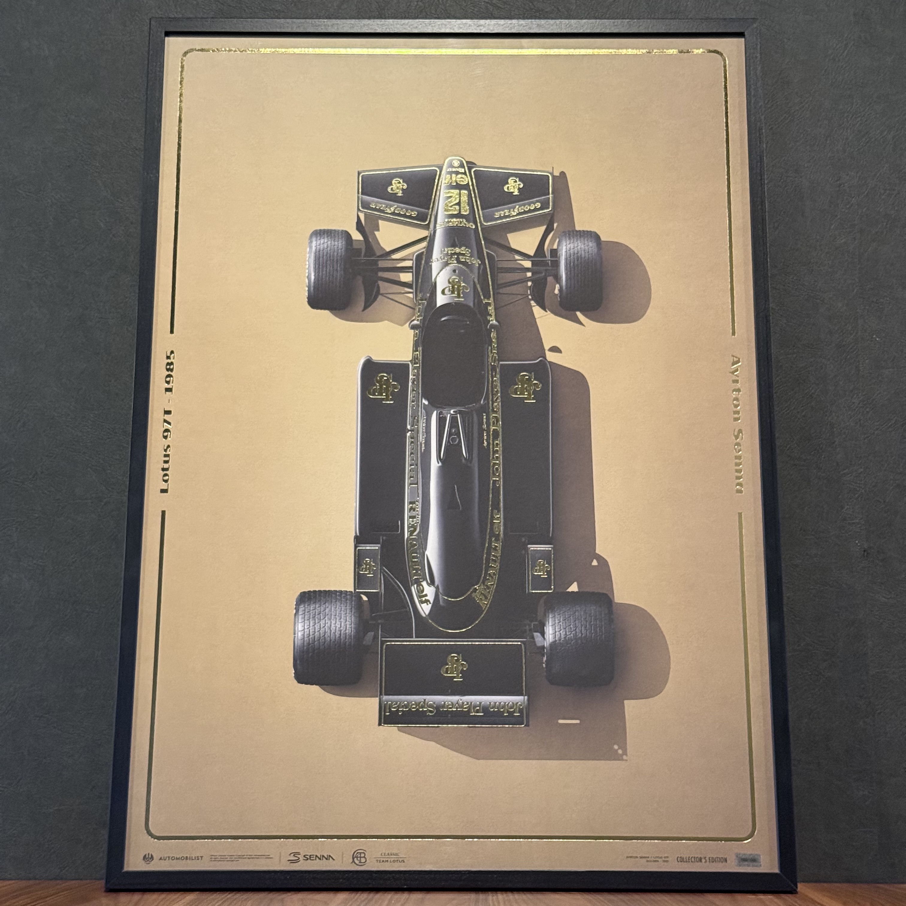 AUTOMOBILIST アイルトン・セナ 1000/1000 ポスター