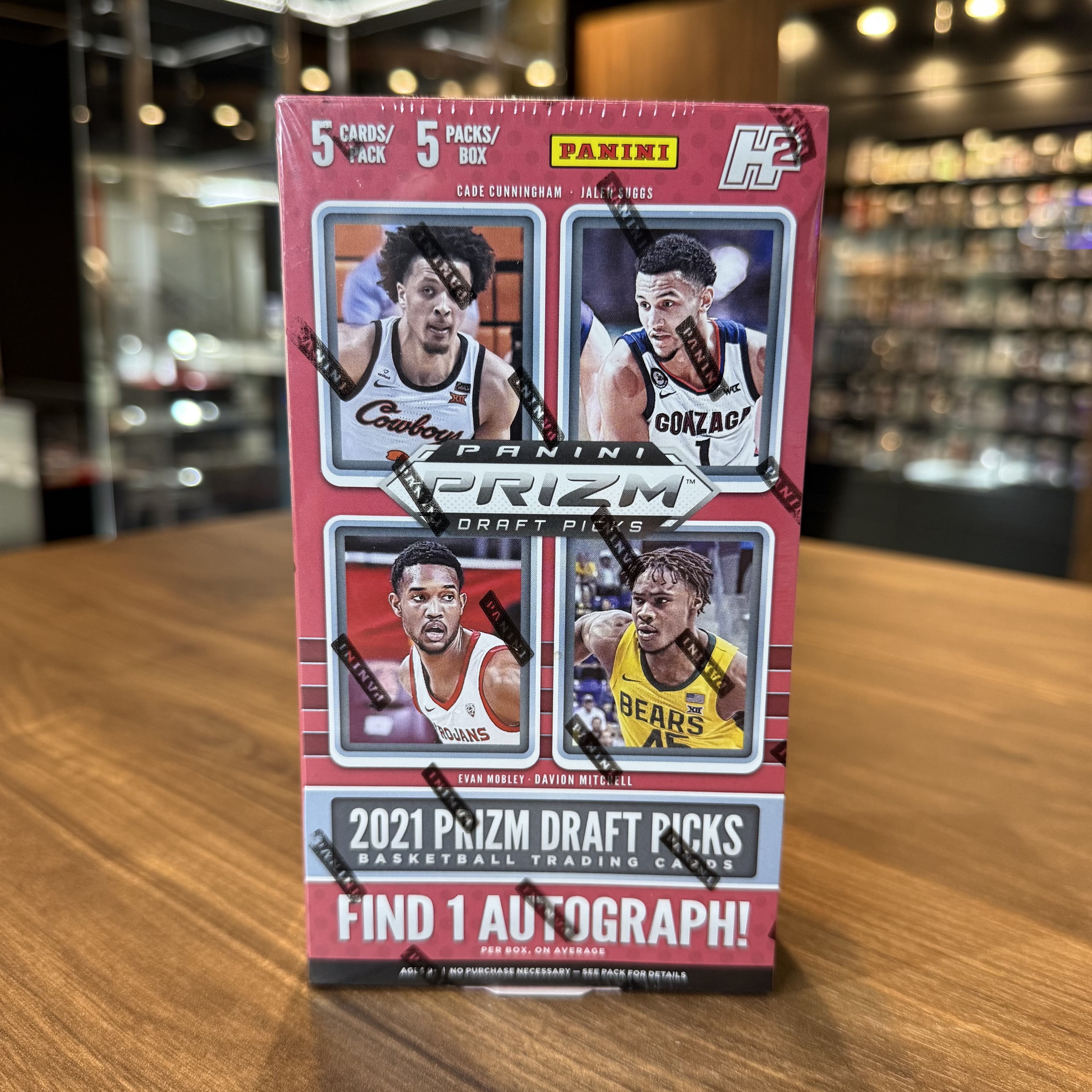 2021-22 PANINI Prizm Draft Picks Collegiate Basketball H2 Hybrid Box