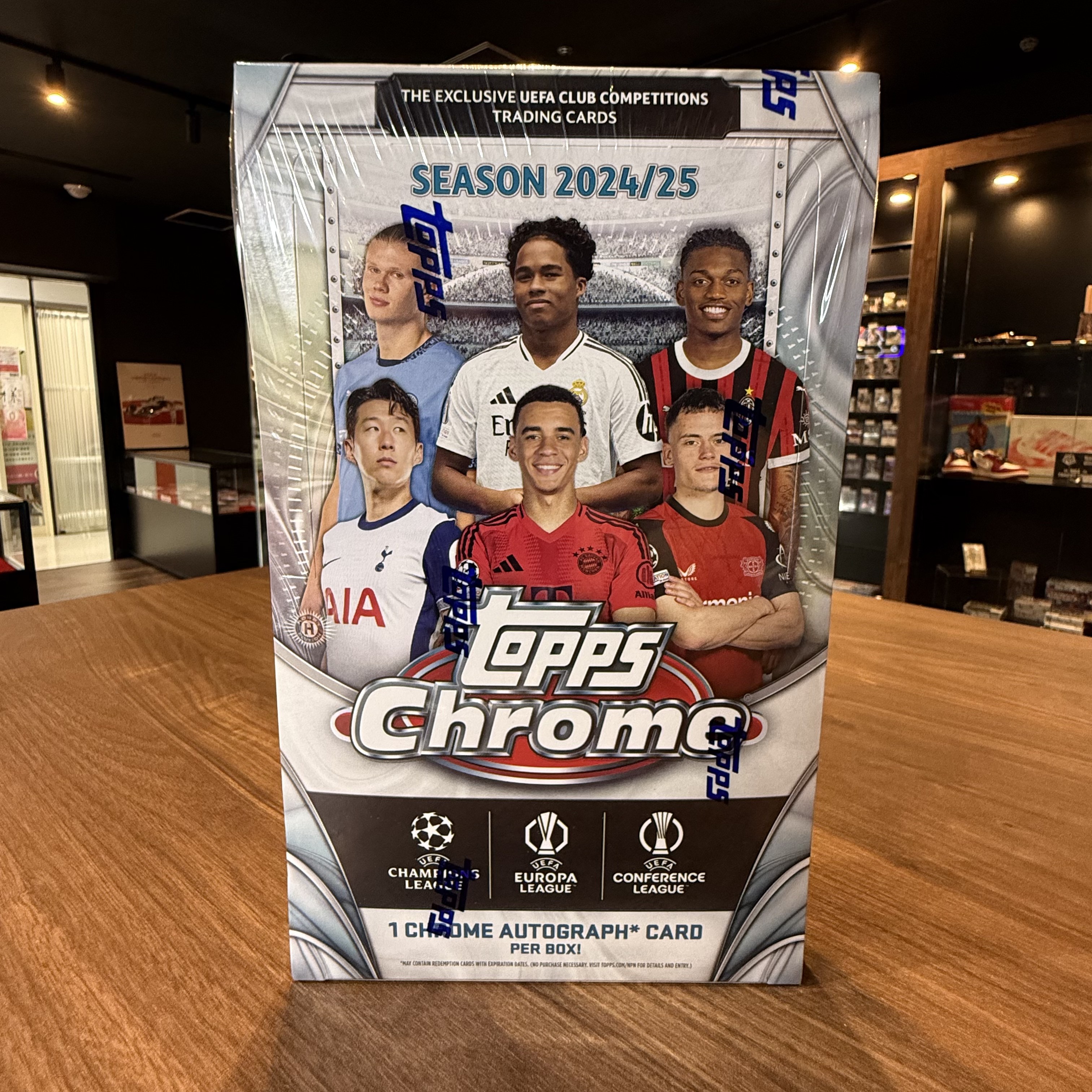 2024-25 Topps Chrome Uefa Club Competitions Hobby Box
