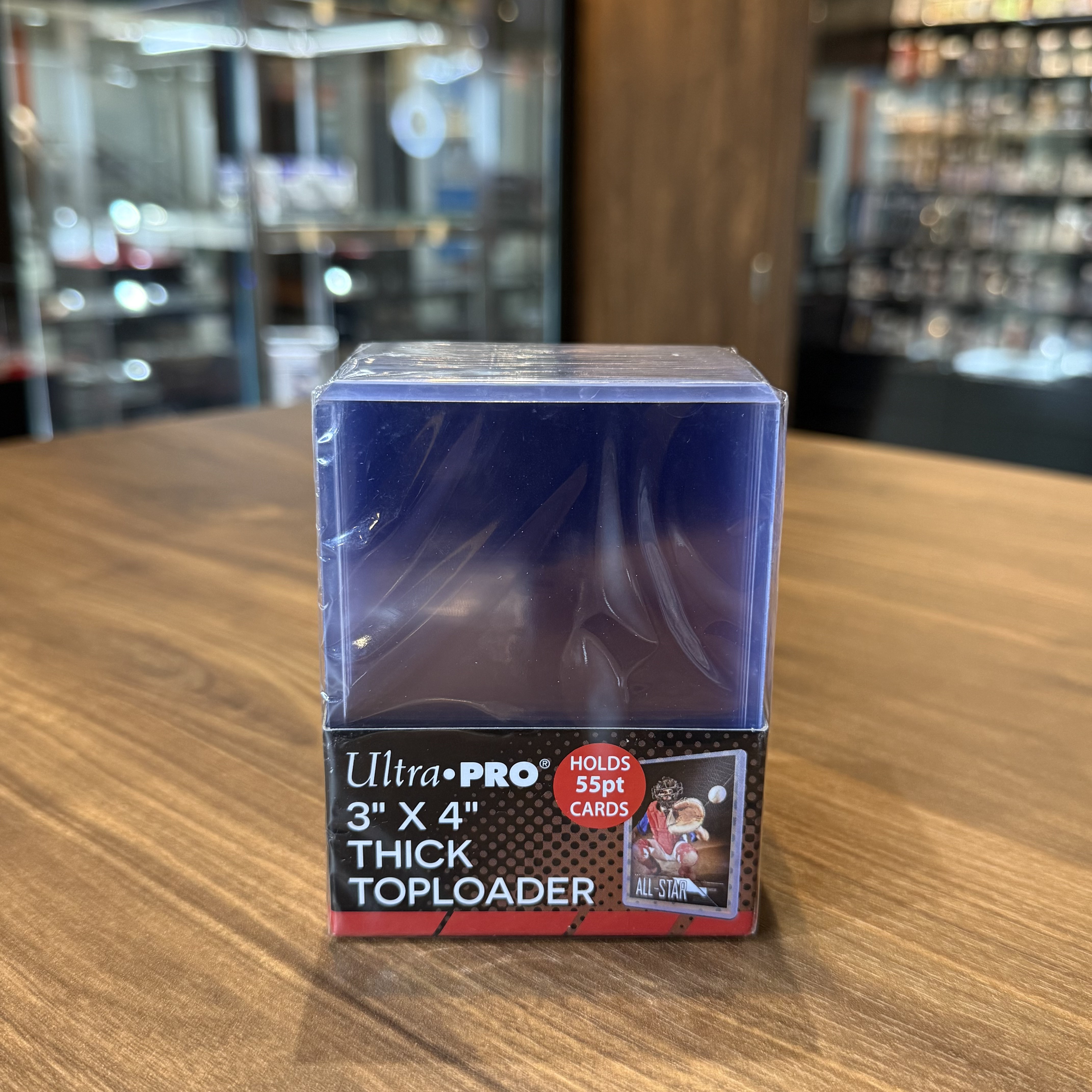 Ultra PRO トップローダー【55pt】クリア 3" x 4"【25枚入り】