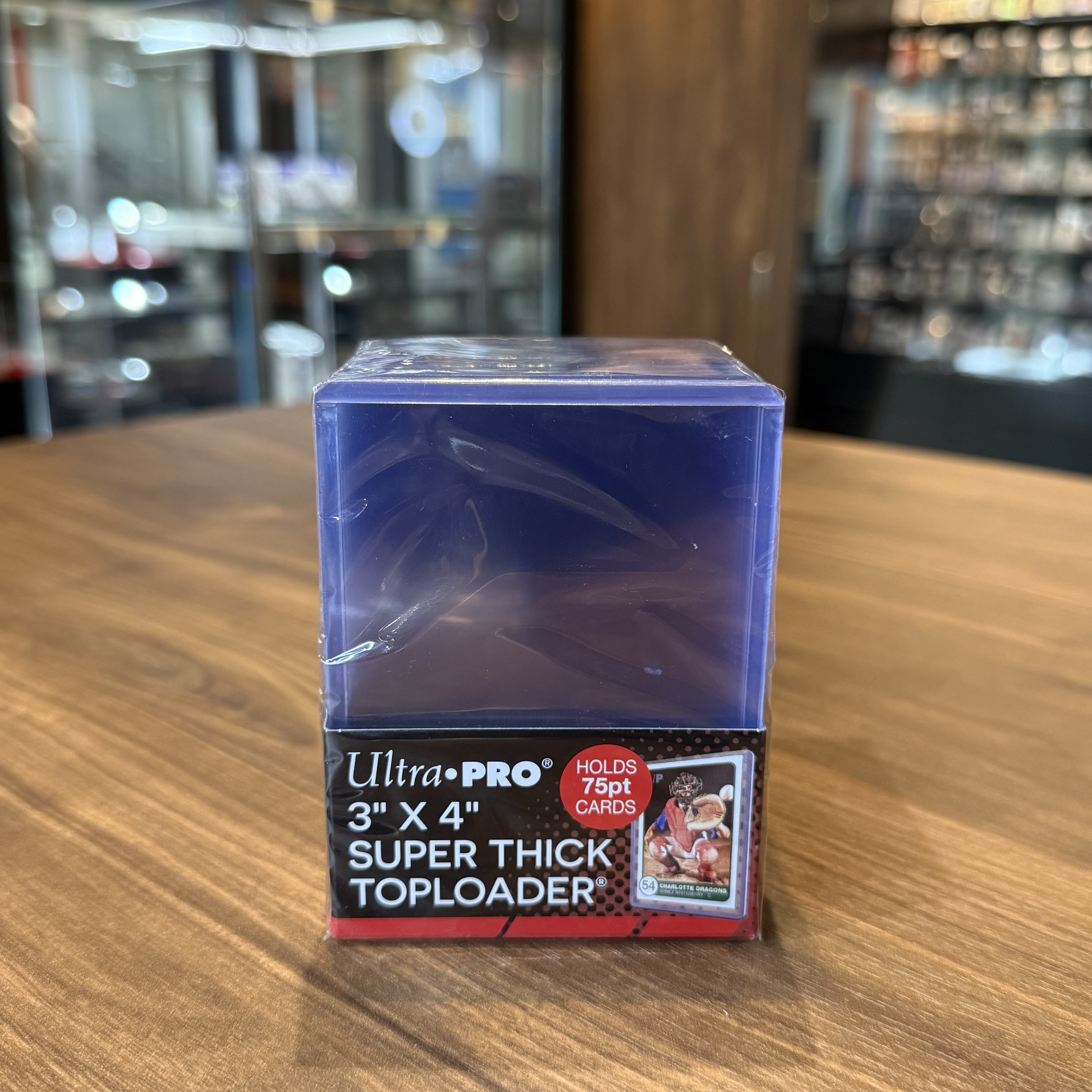 Ultra PRO トップローダー【75pt】クリア 3" x 4"【25枚入り】
