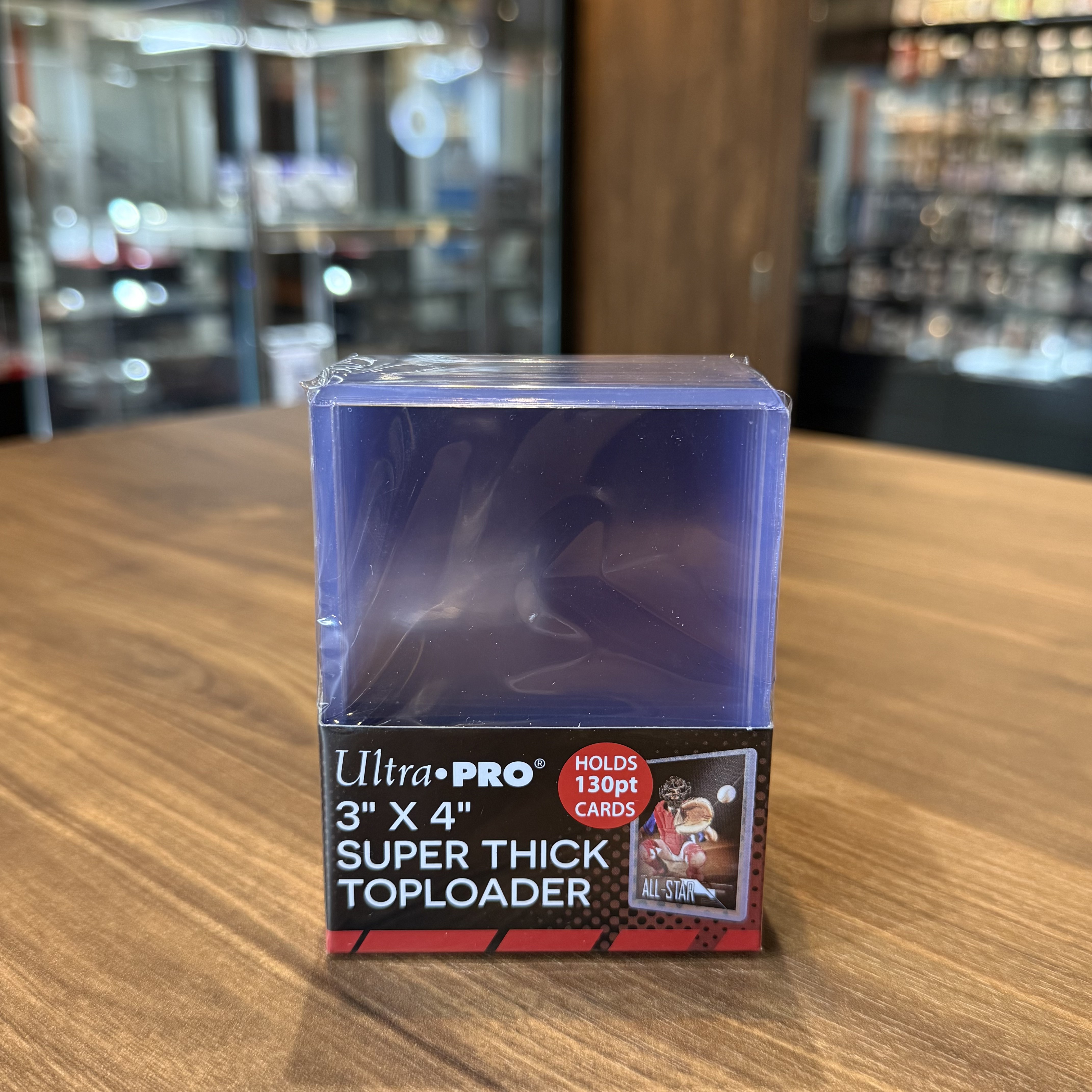 Ultra PRO トップローダー【130pt】クリア 3" x 4"【10枚入り】