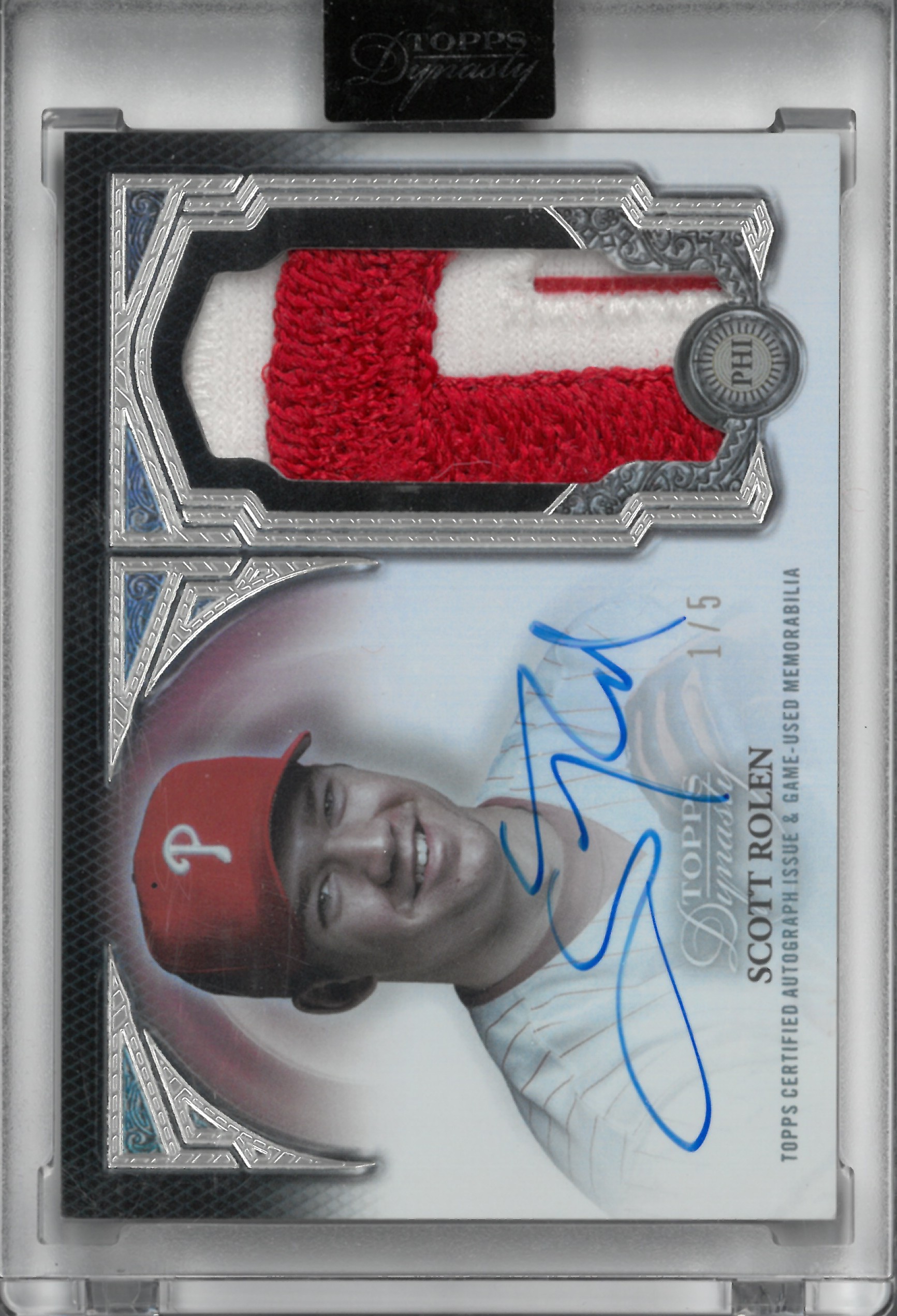 2023 Topps Dynasty ”Scott Rolen” Relic Auto【1/5】#DAP-SR3(スコット・ローレン)