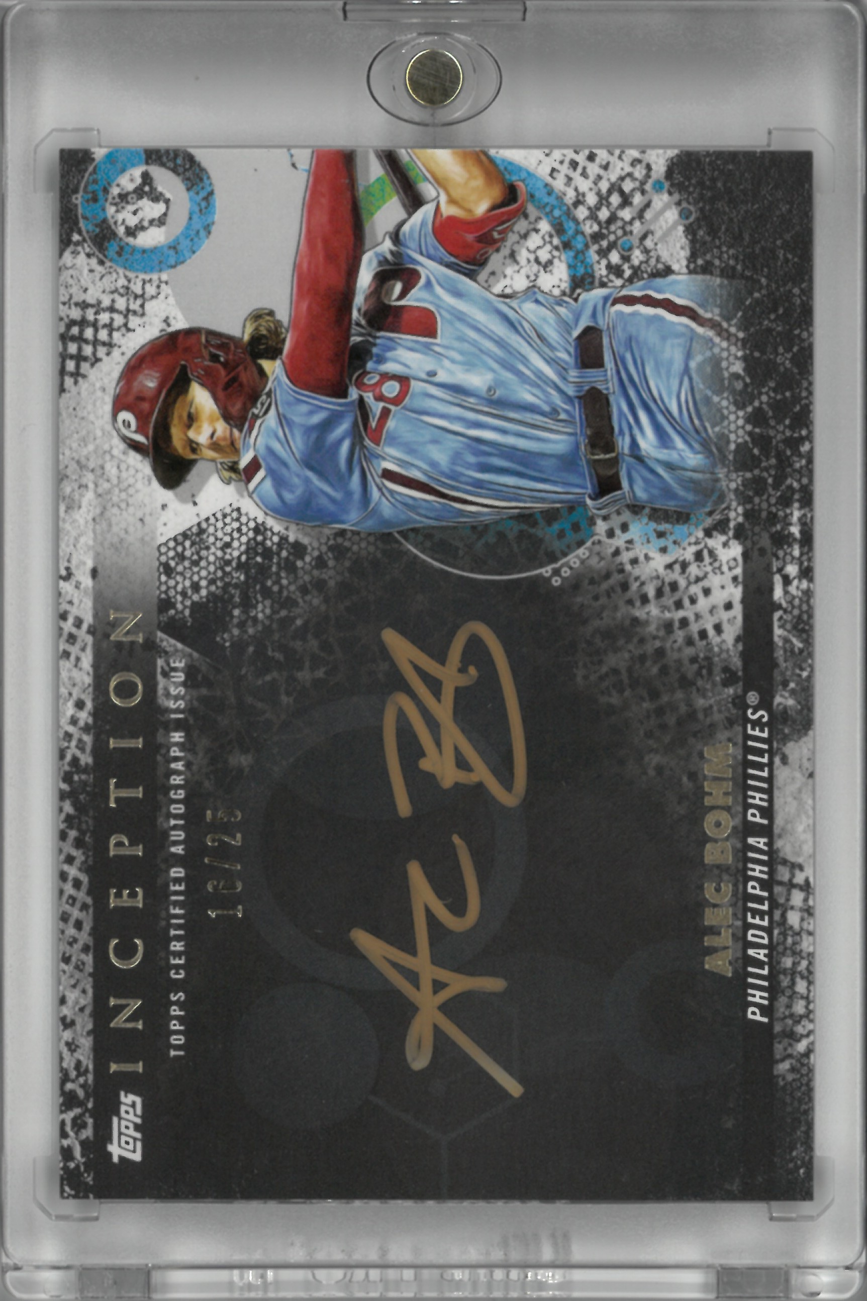 2022 Topps INCEPTION ”Alec Bohm” Auto【16/25】#ISS-AB(アレク・ボーム)