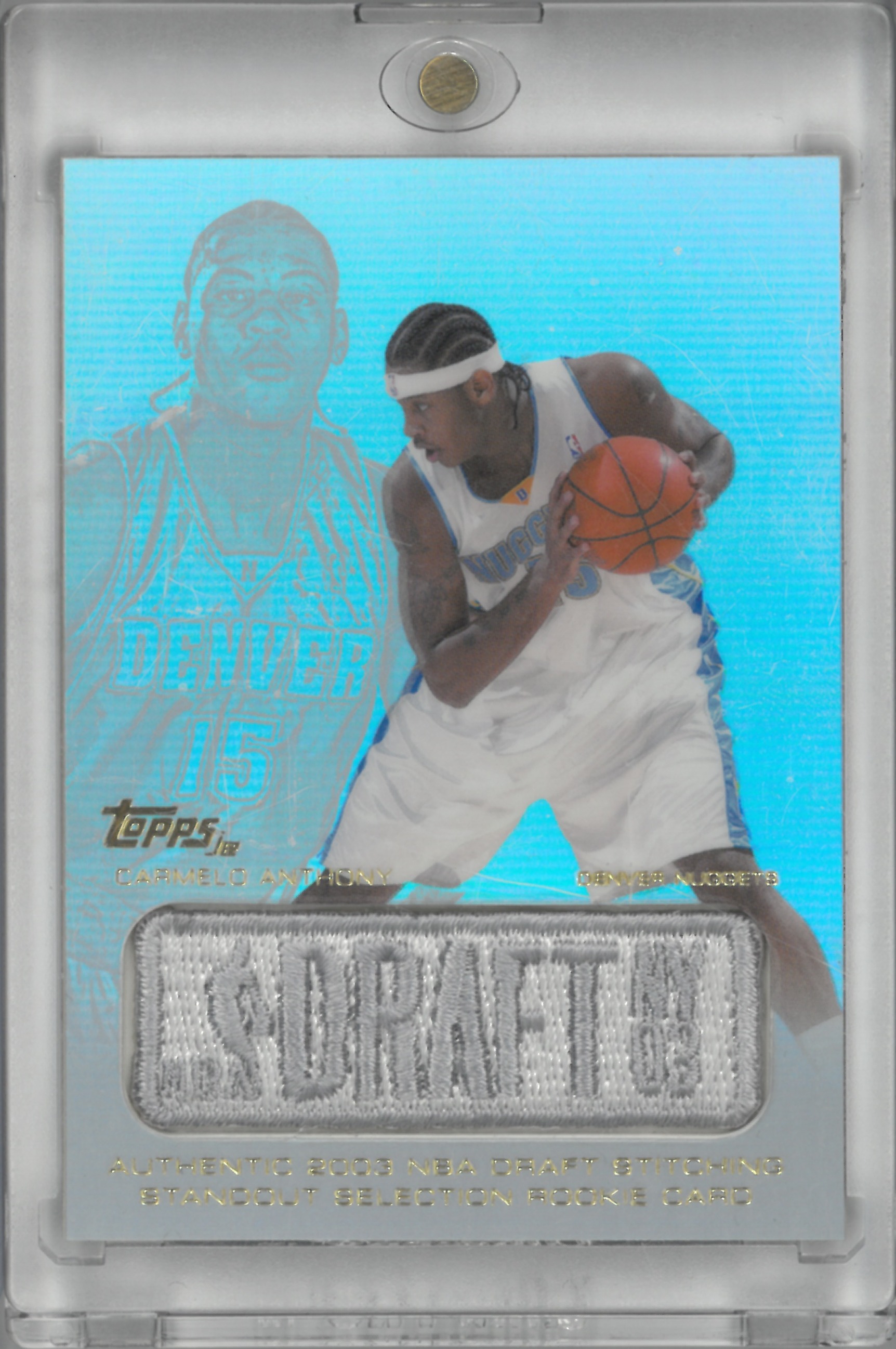 2004 Topps je "Carmelo Anthony" Relic #CA(カーメロ・アンソニー)