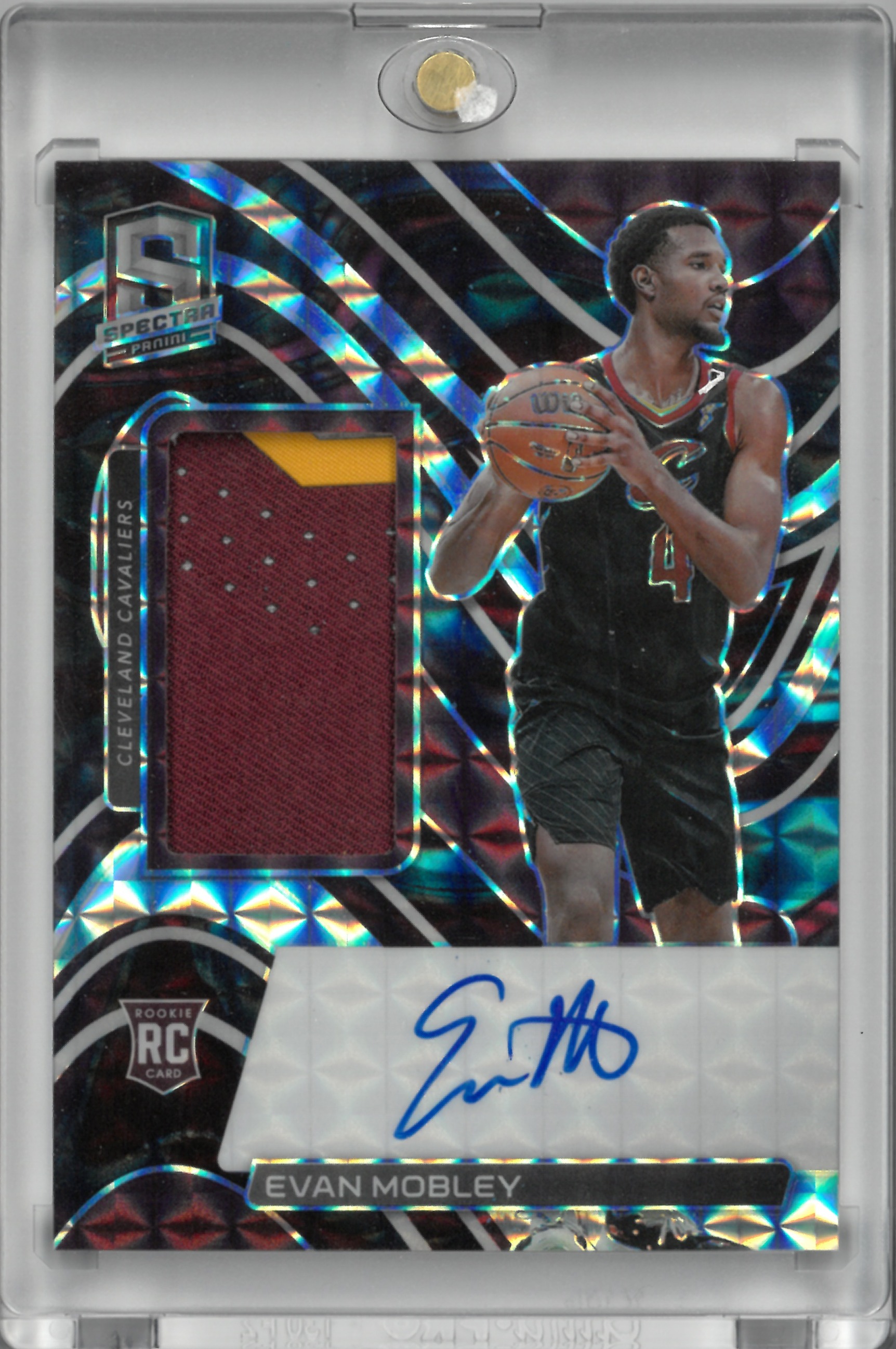 2021-22 PANINI SPECTRA ”Evan Mobley" Relic Auto【44/49】No.217(エバン・モーブリー)