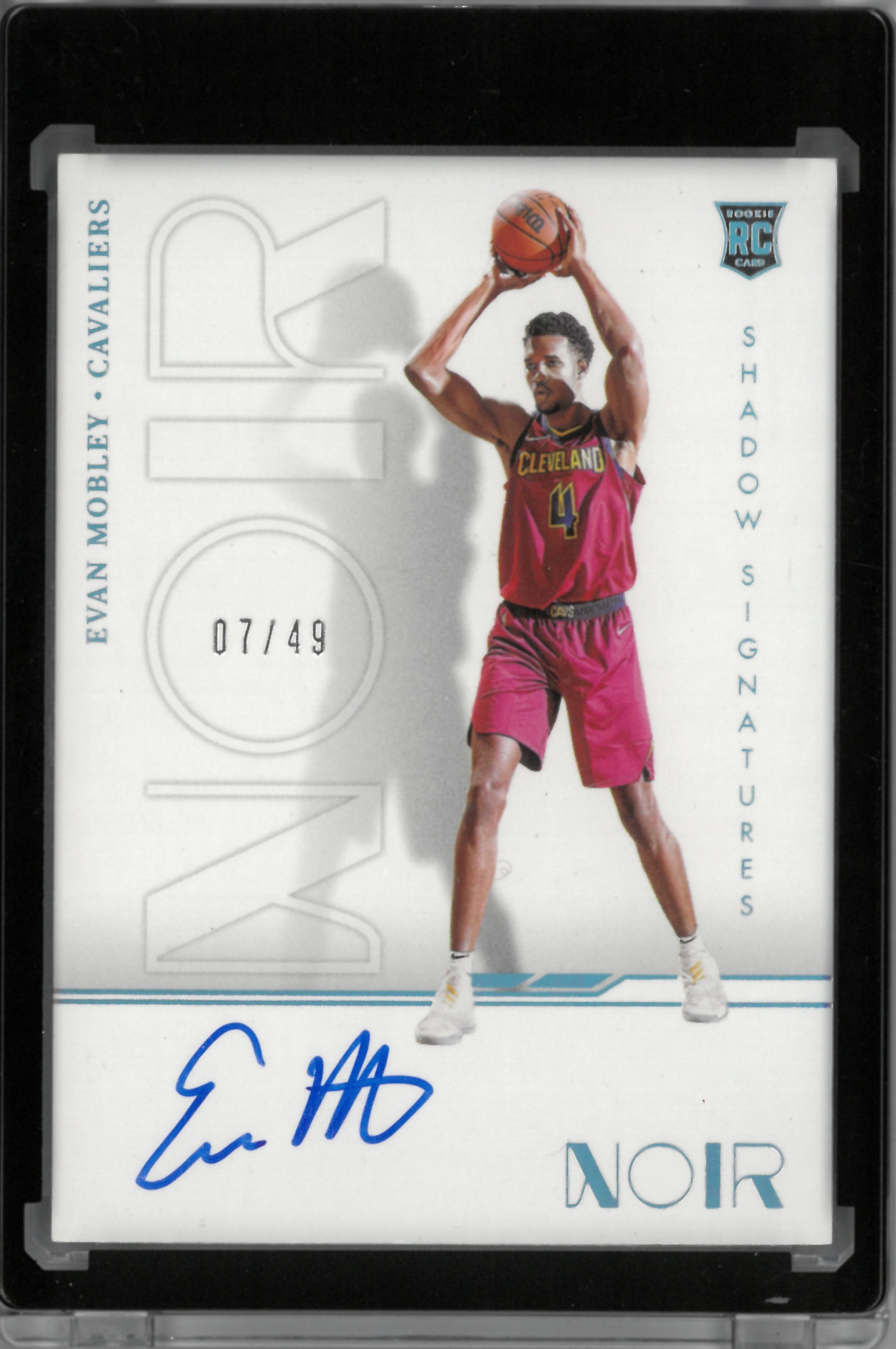 2021-22 PANINI NOIR "Evan Mobley" Auto【07/49】No.SHA-EVM(エバン・モーブリー)