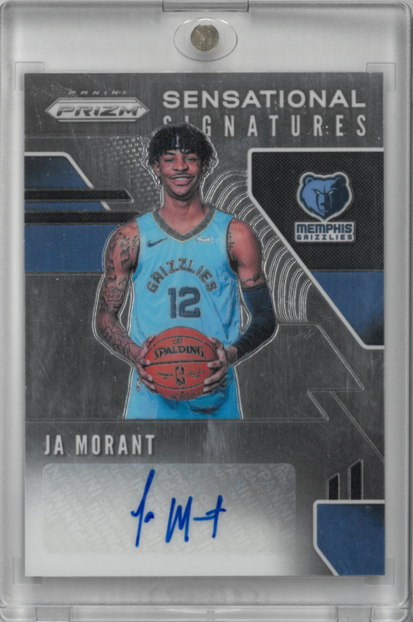 2019-20 PANINI PRIZM "Ja Morant auto" Auto No.SS-JMT(ジャ・モラント)