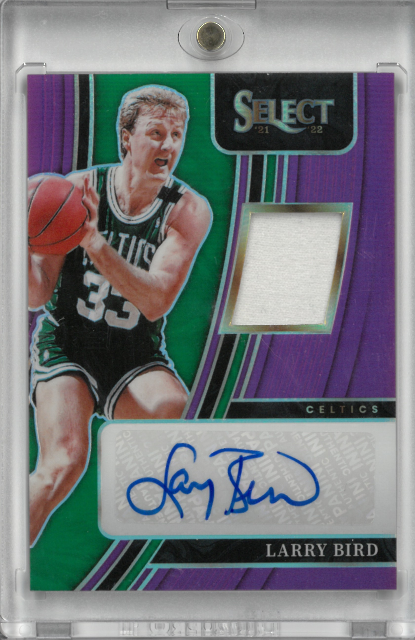 2021-22 PANINI SELECT ”Larry Bird” Relic Auto【15/49】No.AM-LBD (ラリー・バード)