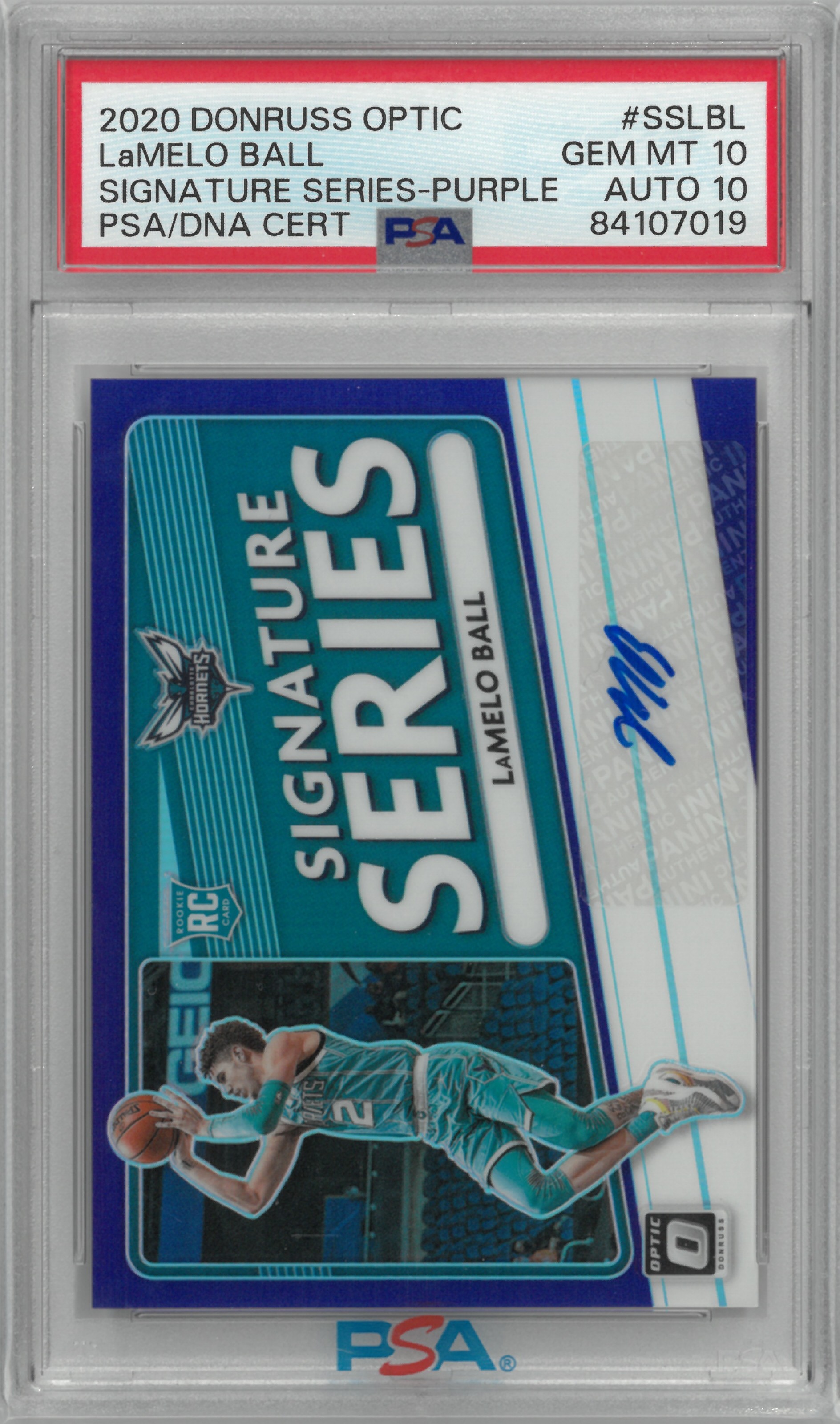 2020-21 PANINI DONRUSS OPTIC "LaMelo Ball" Auto No.SS-LBL【PSA(GEM MT10)(AUTO10)】(ラメロ・ボール)