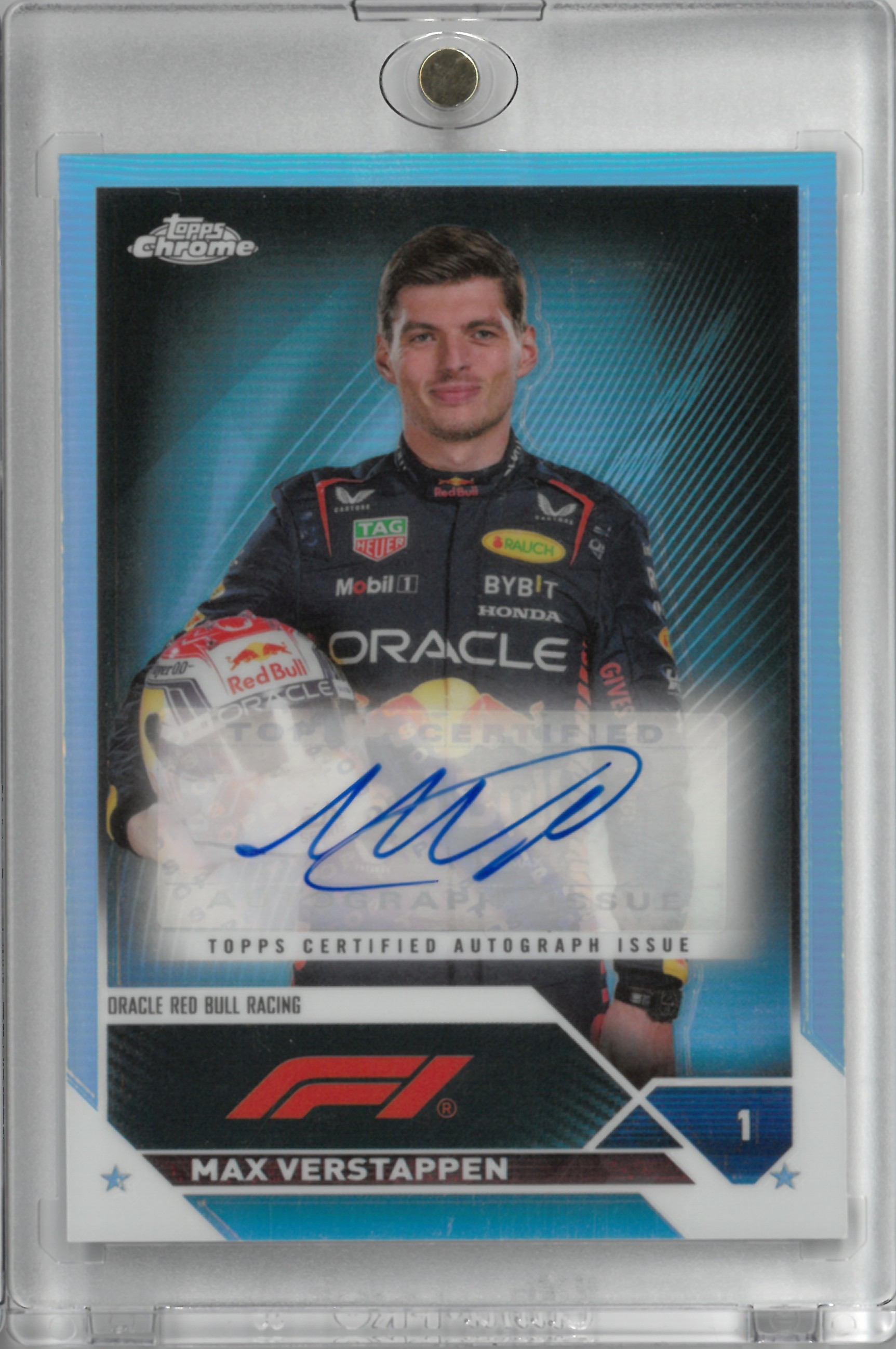 2023 Topps Chrome "Max Verstappen" Auto #CAC-MV(マックス・フェルスタッペン)
