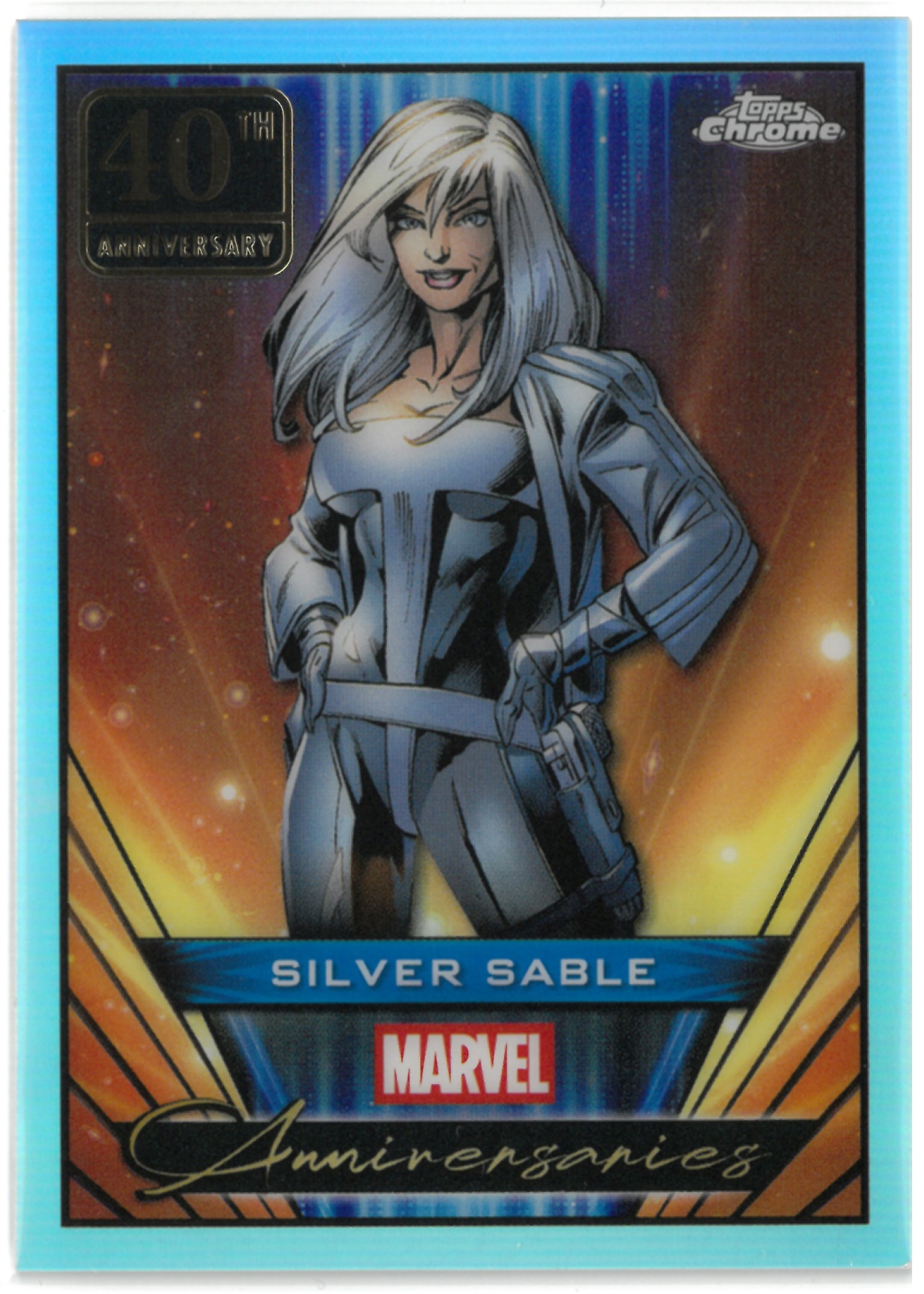 2025 Topps Chrome MARVEL "Silver Sable" #MA-17(シルバー・セーブル)