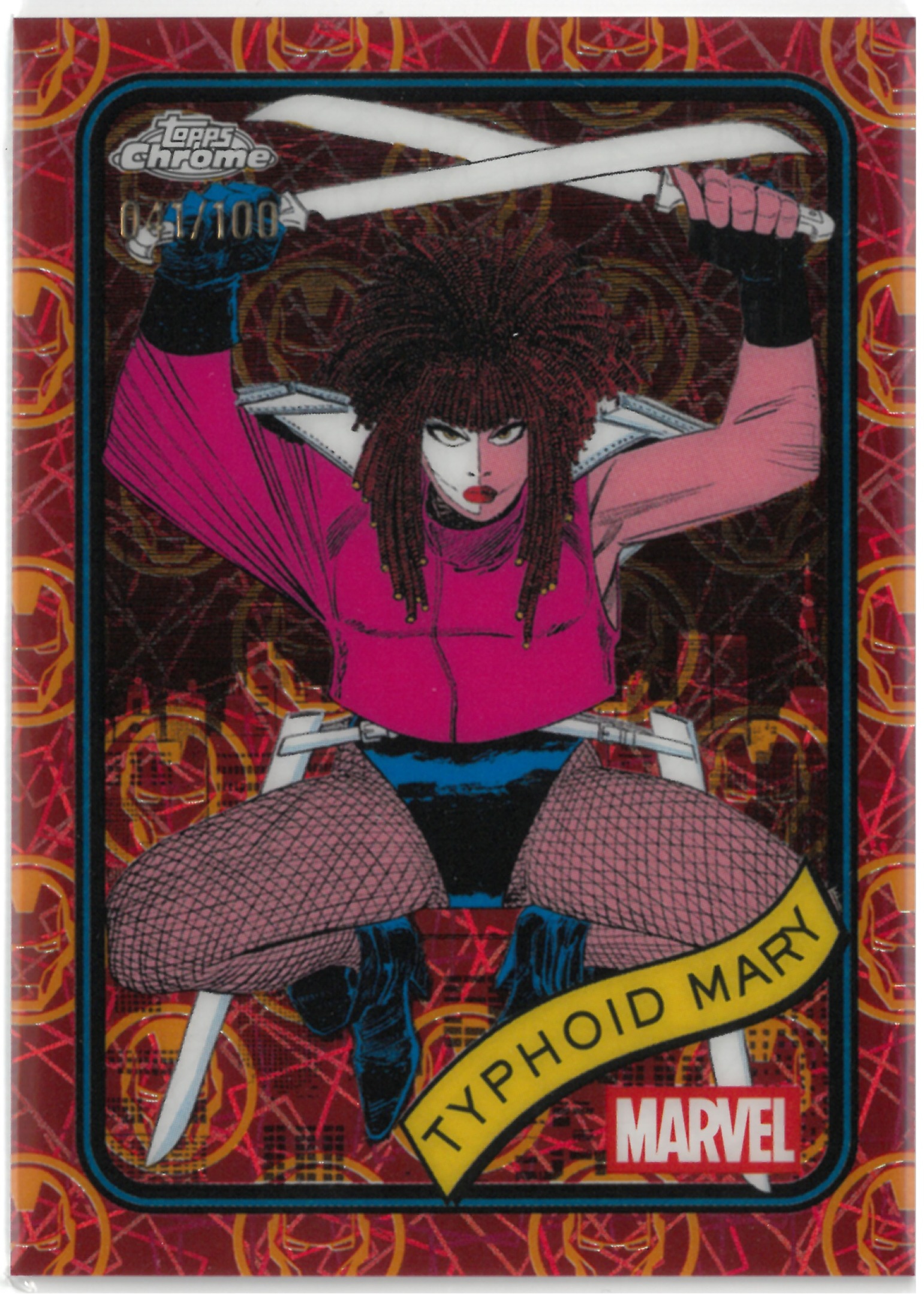 2025 Topps Chrome MARVEL "Typhoid Mary"【041/100】#123(タイフォイド・メアリー)