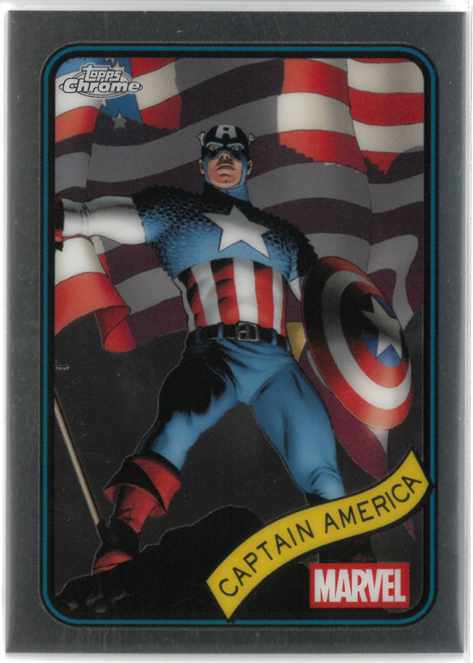 2025 Topps Chrome MARVEL "Captain America" #185(キャプテン・アメリカ)