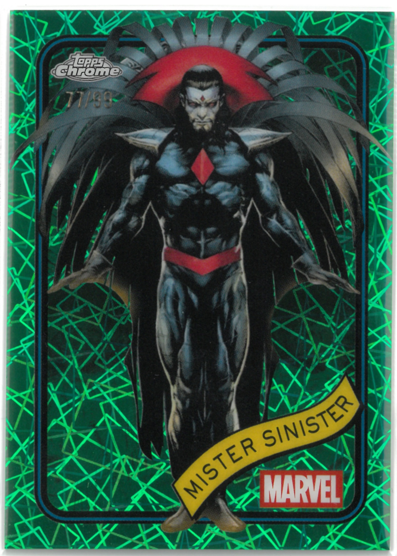 2025 Topps Chrome MARVEL "Mister Sinister"【77/99】#155(ミスター・シニスター)