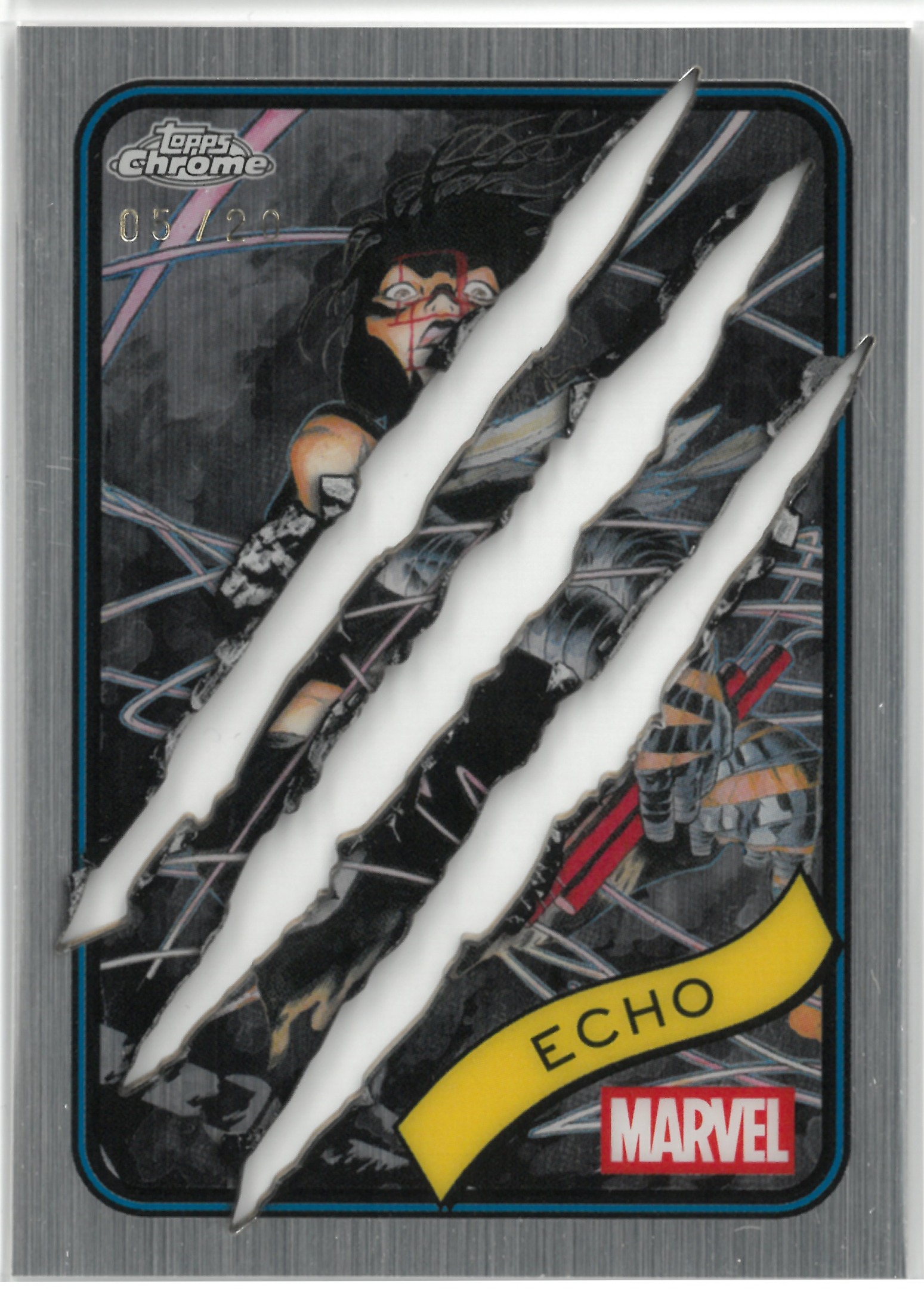 2025 Topps Chrome MARVEL "Echo"【05/20】Clawed Chrome Variation #14(エコー)