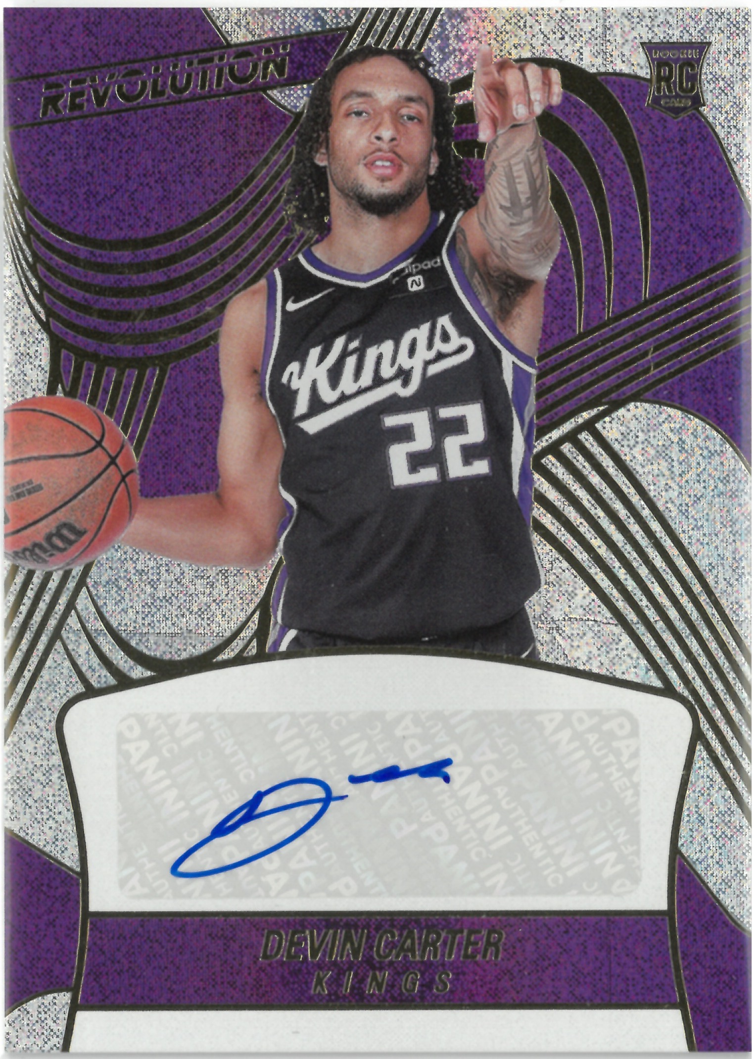 2024-25 PANINI REVOLUTION "Devin Carter" Auto No.RA-DEV(デビン・カーター)