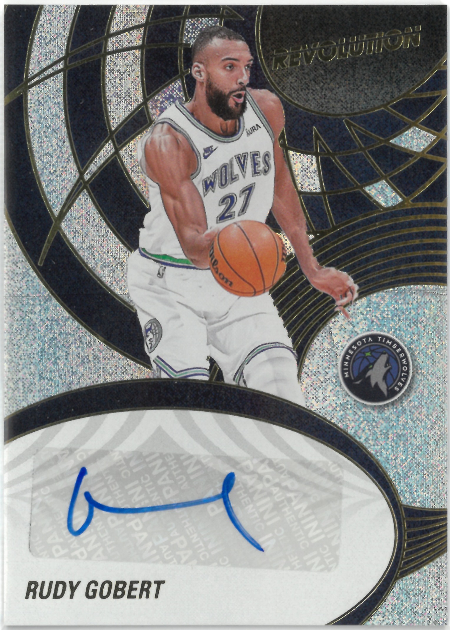 2024-25 PANINI REVOLUTION "Rudy Gobert" Auto No.AU-RDG(ルディ・ゴベア)
