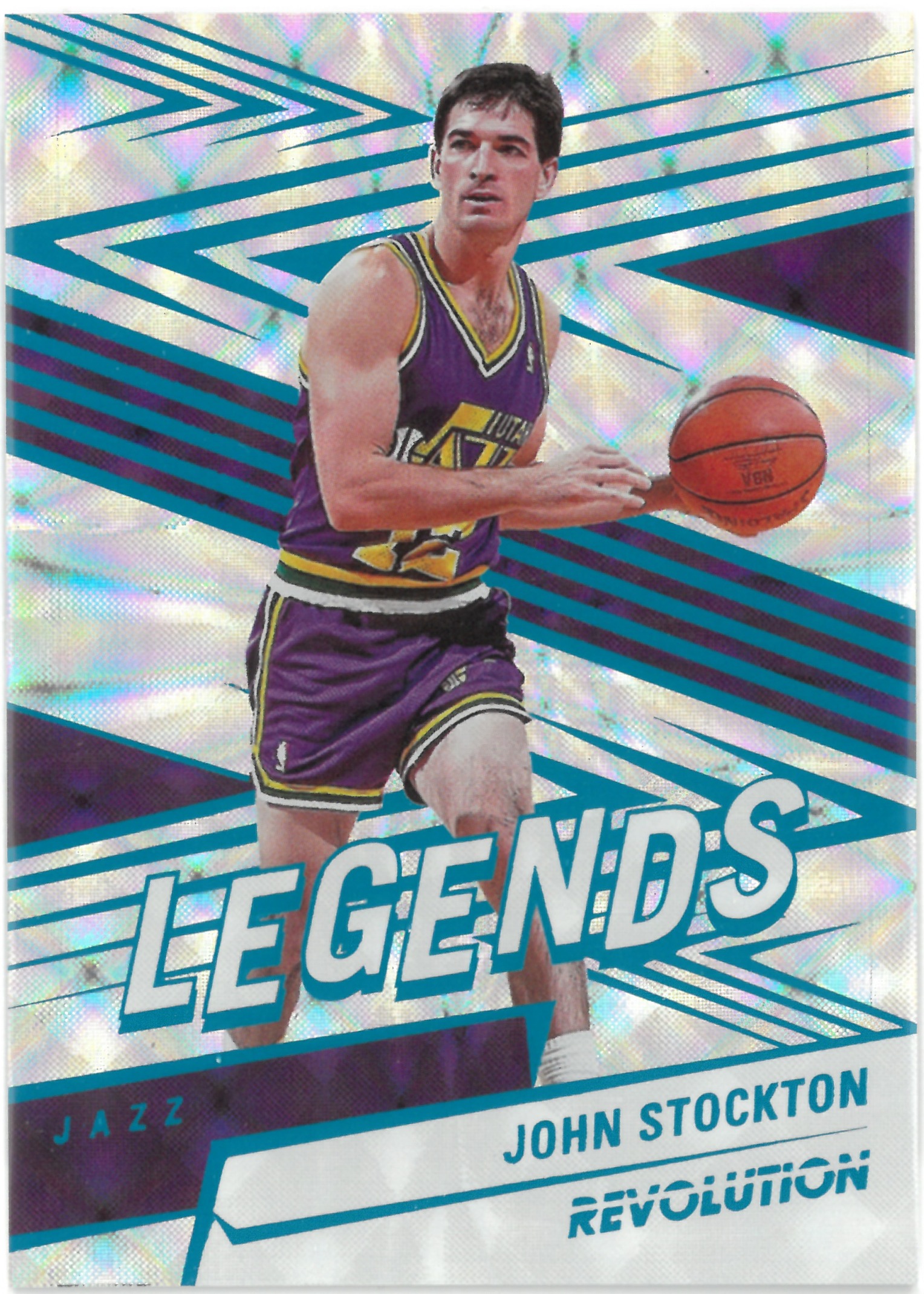 2024-25 PANINI REVOLUTION "John Stockton"【53/60】Legends Future Frame No.154(ジョン・ストックトン)