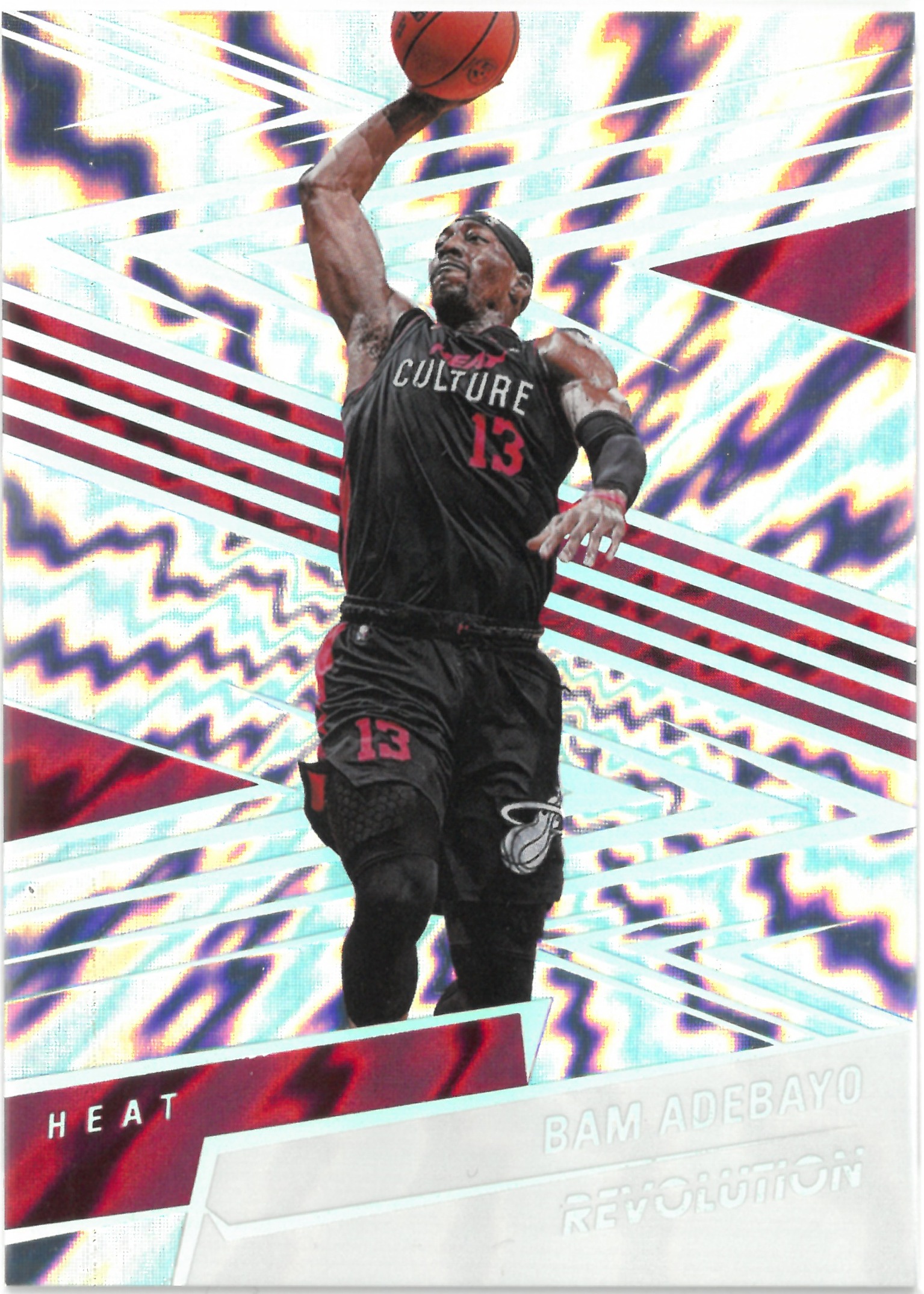 2024-25 PANINI REVOLUTION "Bam Adebayo"【014/175】Lightning No.58(イドリス・アデバヨ)