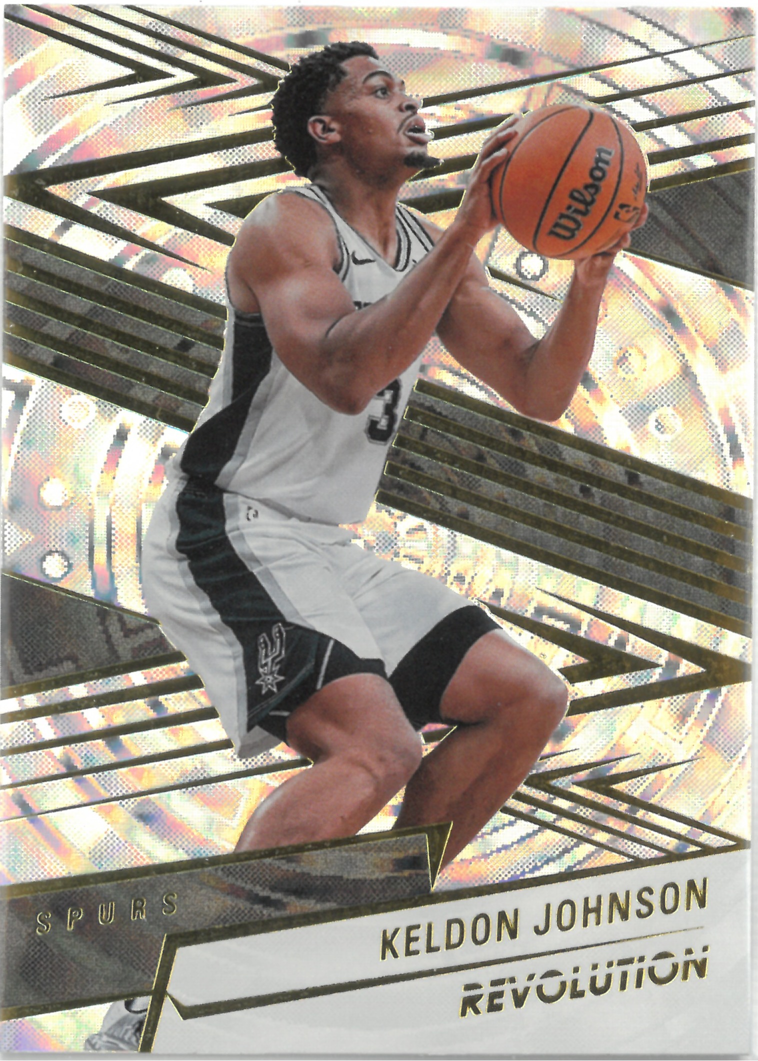 2024-25 PANINI REVOLUTION "Keldon Johnson" Fractal No.7(ケルドン・ジョンソン)
