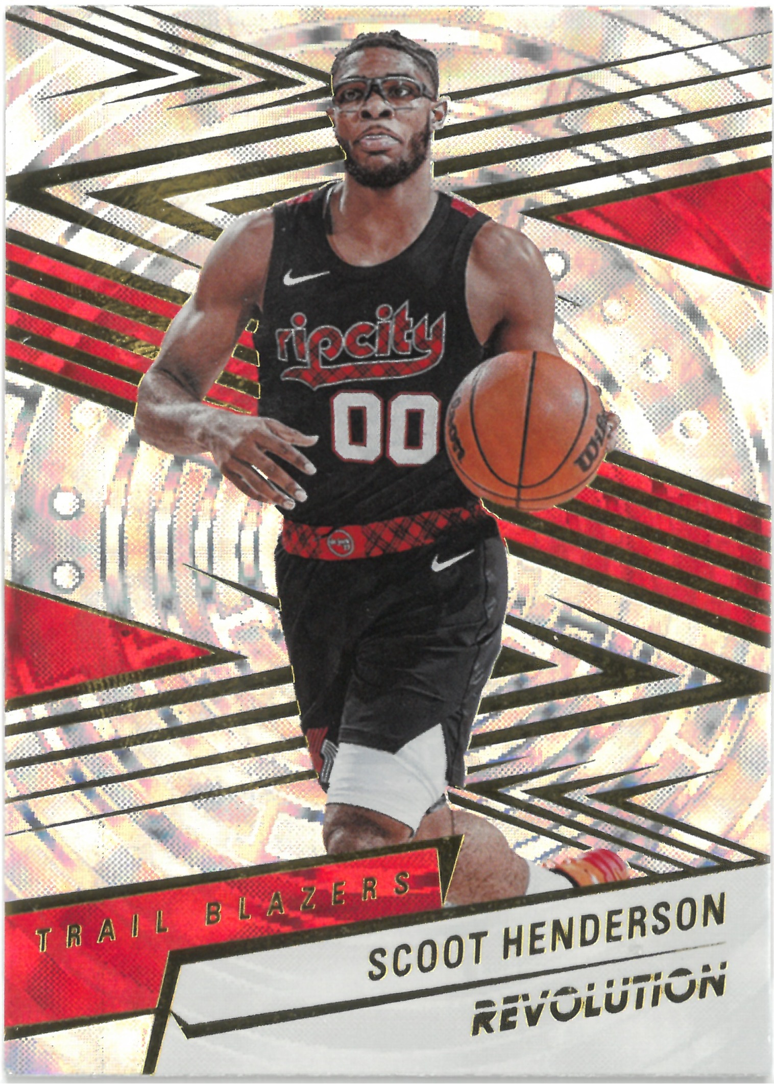 2024-25 PANINI REVOLUTION "Scoot Henderson" Fractal No.77(スクート・ヘンダーソン)