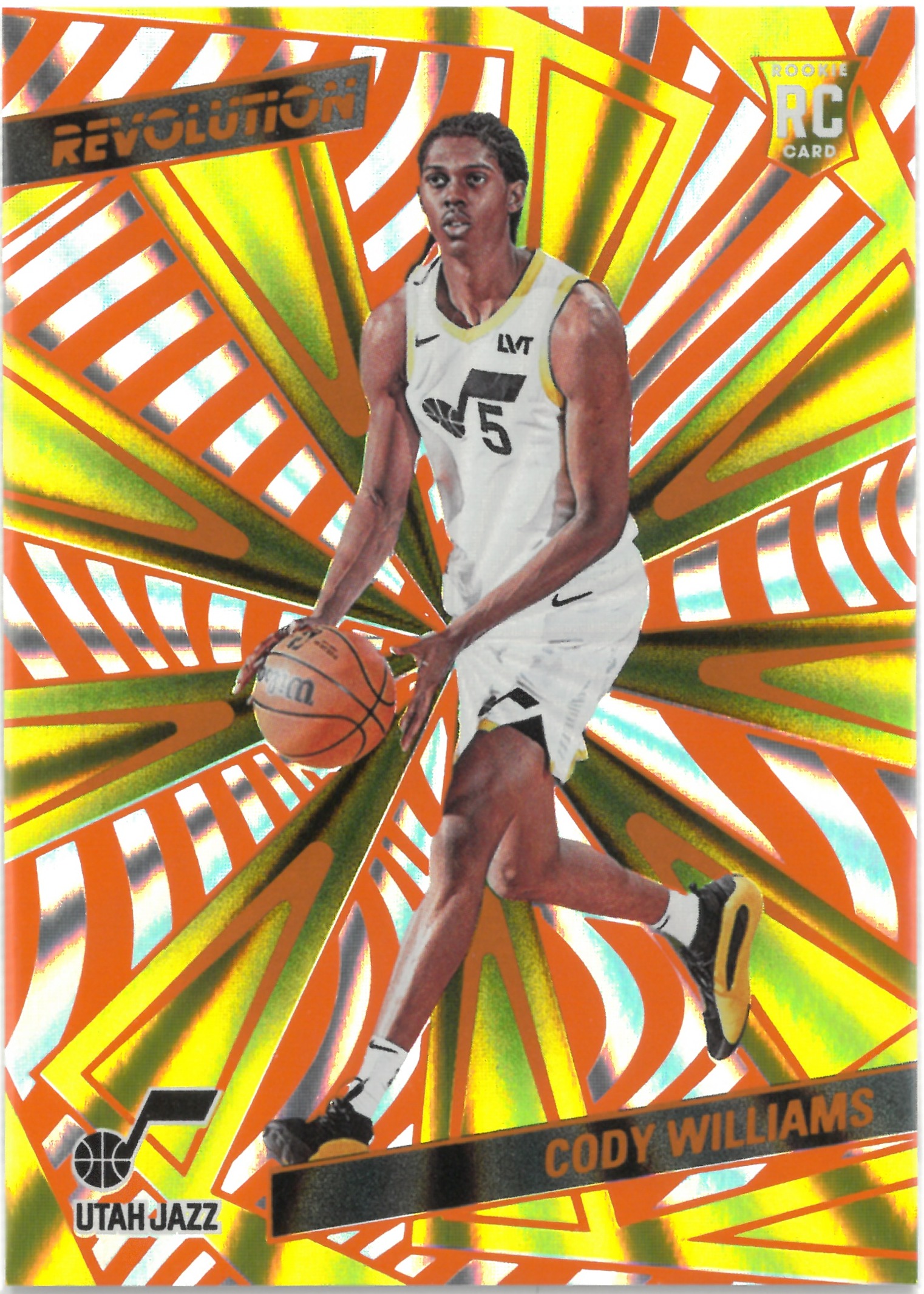 2024-25 PANINI REVOLUTION "Cody Williams"【70/75】Sunburst No.110(コディ・ウィリアムズ)