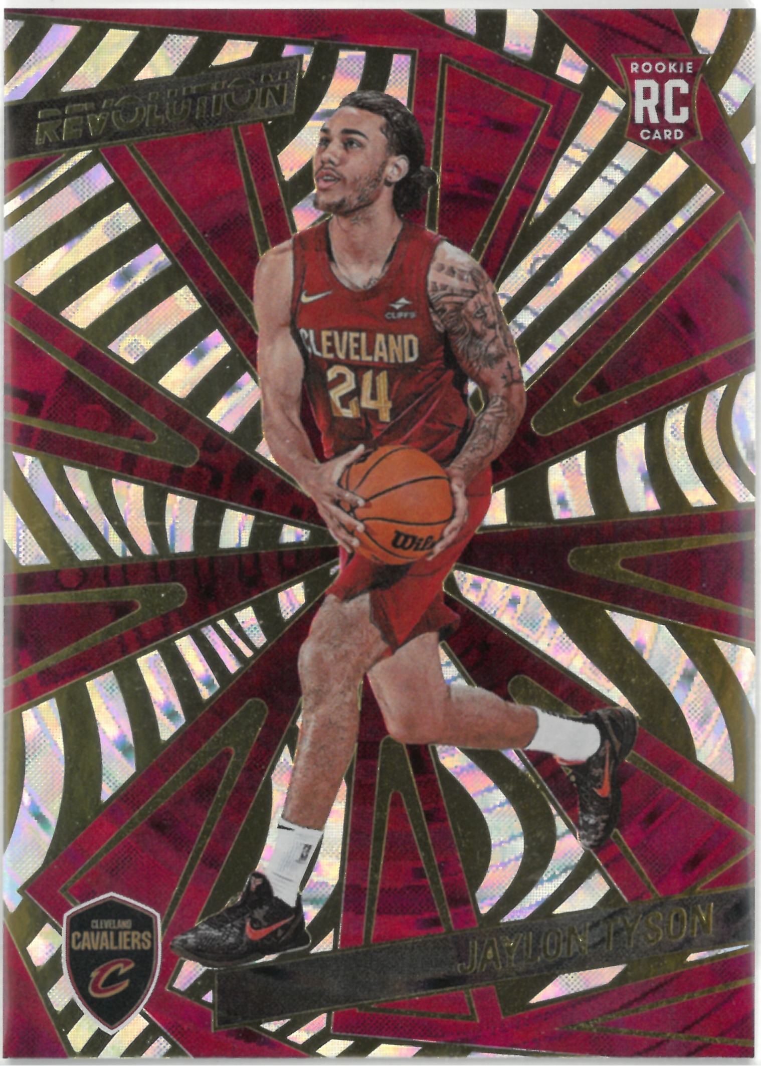 2024-25 PANINI REVOLUTION "Jaylon Tyson" Fractal No.138(ジェイロン・タイソン)