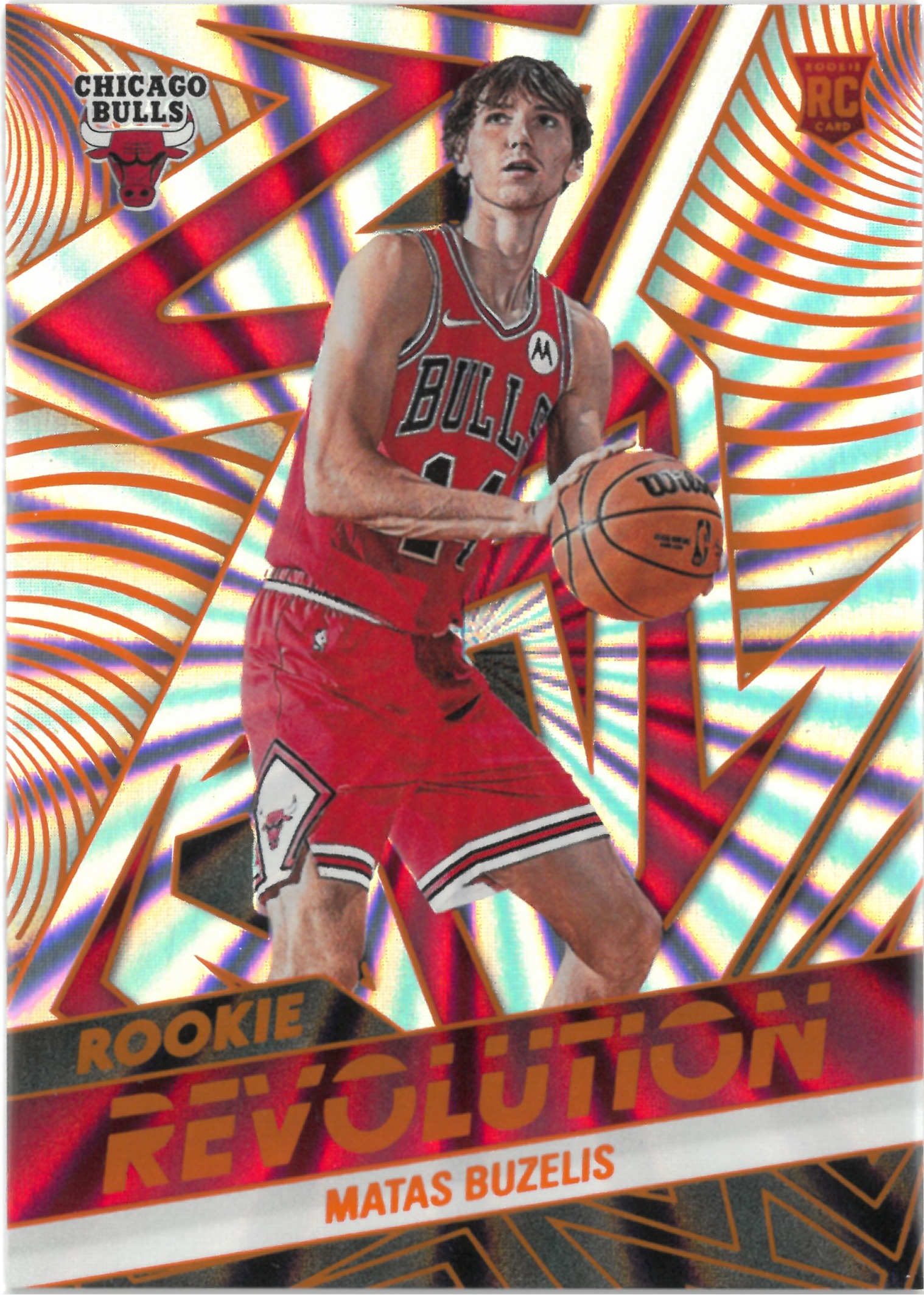 2024-25 PANINI REVOLUTION "Matas Buzelis"【66/75】Rookie Sunburst No.14(マタス・ブゼリス)
