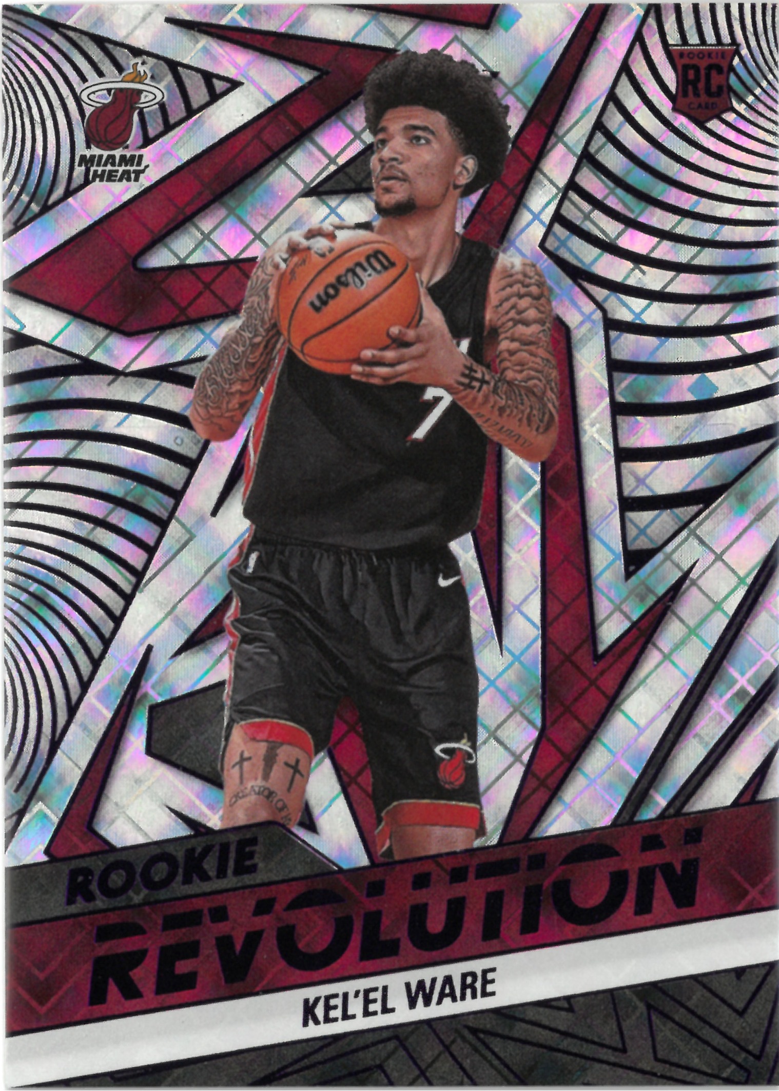 2024-25 PANINI REVOLUTION "Kel'el Ware"【74/99】Rookie Cosmic No.9(カリル・ウェア)