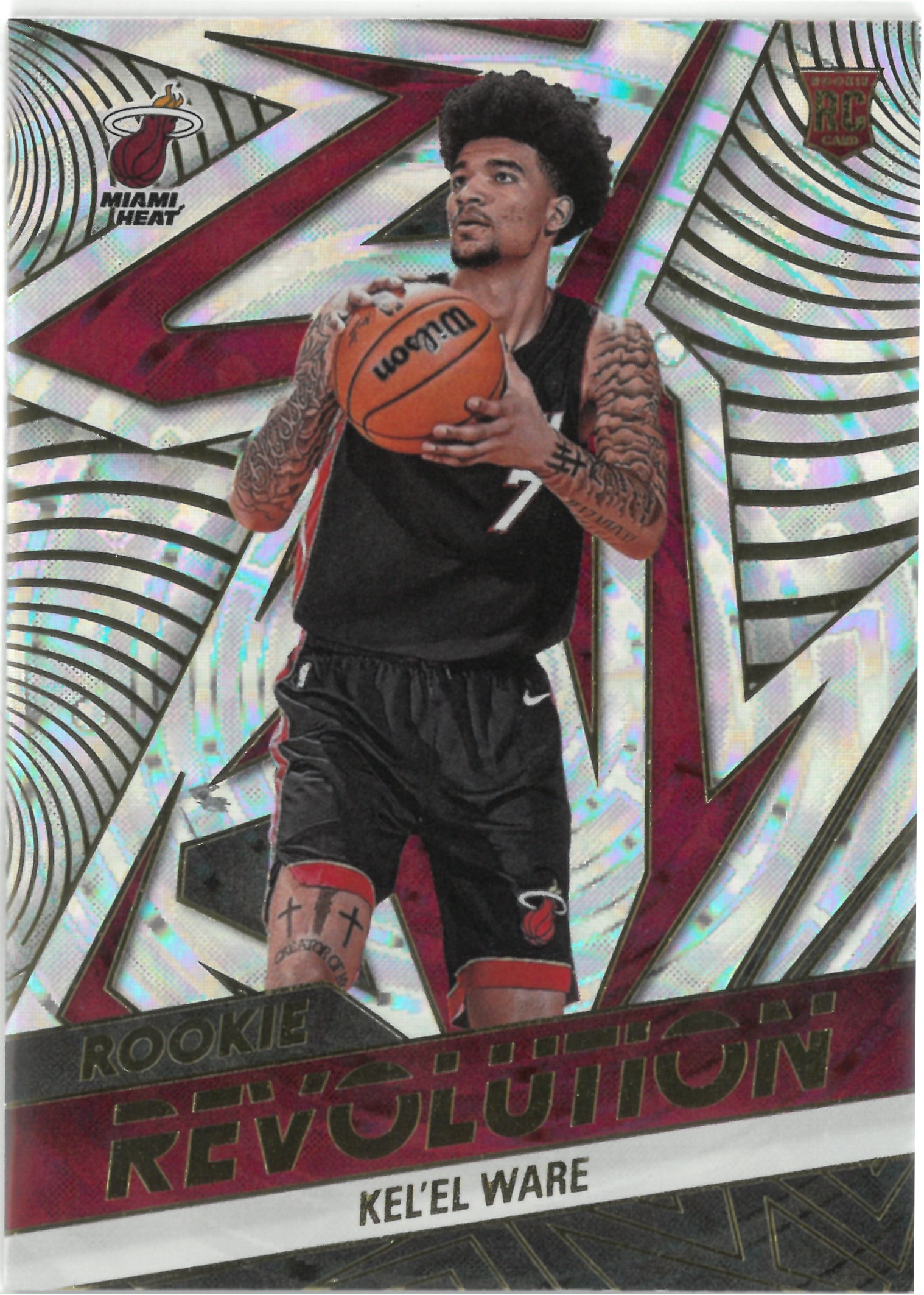 2024-25 PANINI REVOLUTION "Kel'el Ware" Rookie Fractal No.9(カリル・ウェア)