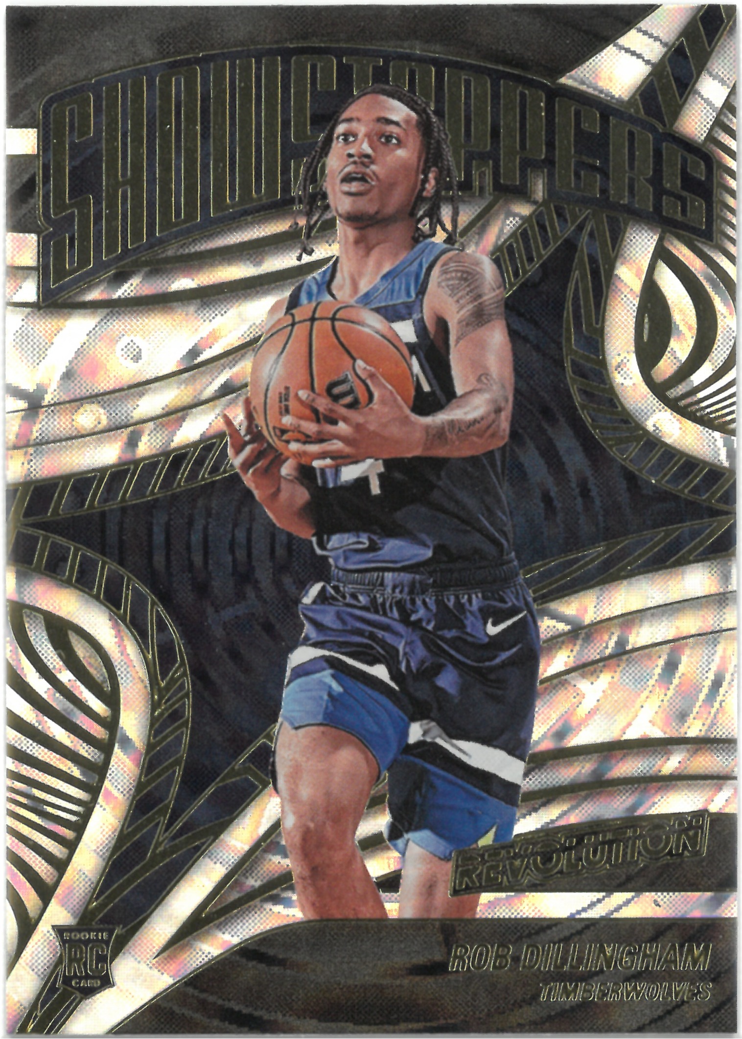 2024-25 PANINI REVOLUTION "Rob Dillingham" Showstoppers Fractal No.23(ロブ・ディリングハム)