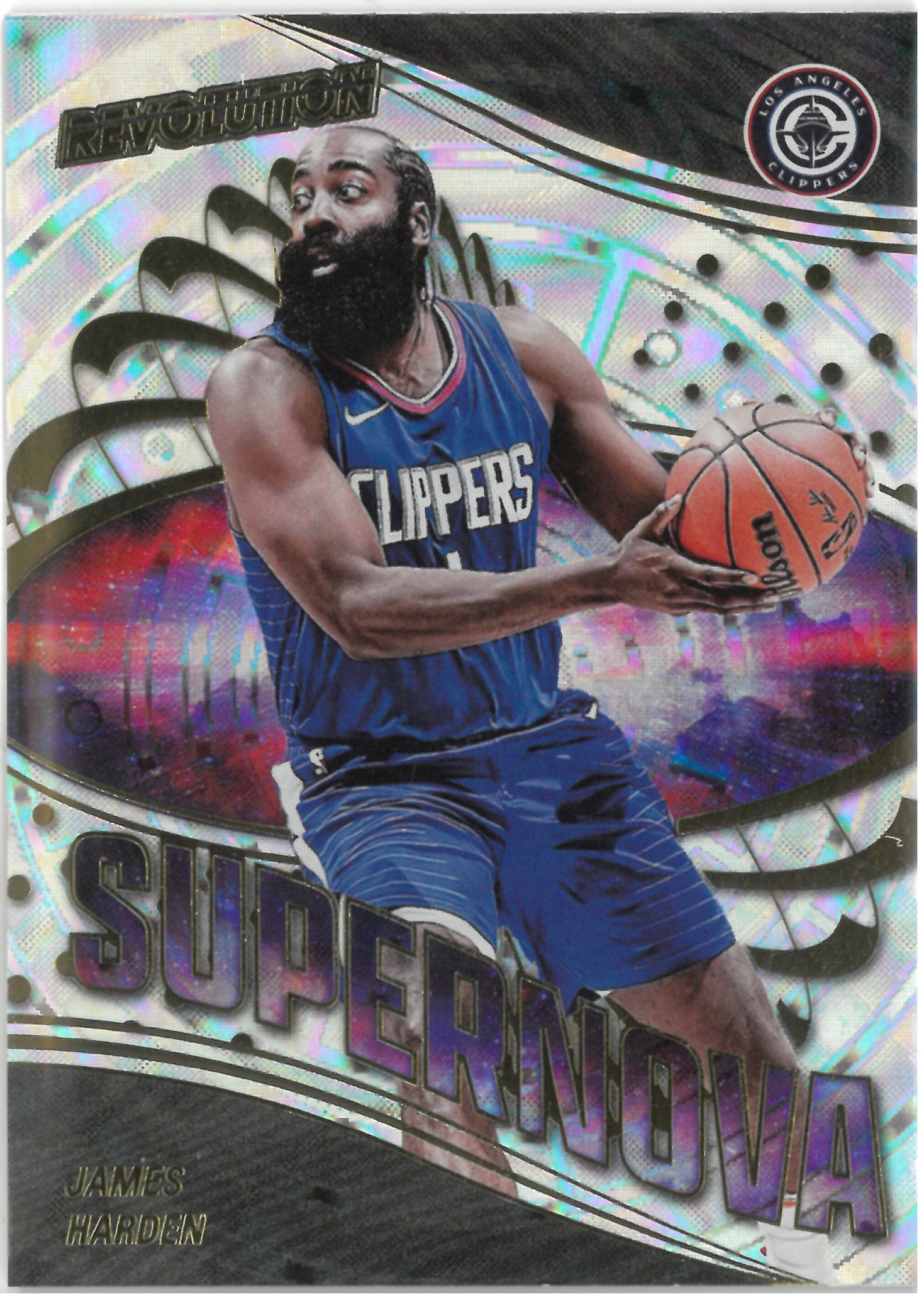 2024-25 PANINI REVOLUTION "James Harden" Supernova Fractal No.7(ジェームズ・ハーデン)