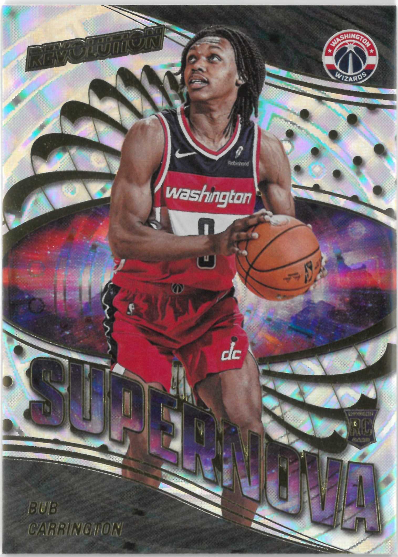 2024-25 PANINI REVOLUTION "Bub Carrington" Supernova Fractal No.11(カールトン・カリントン)
