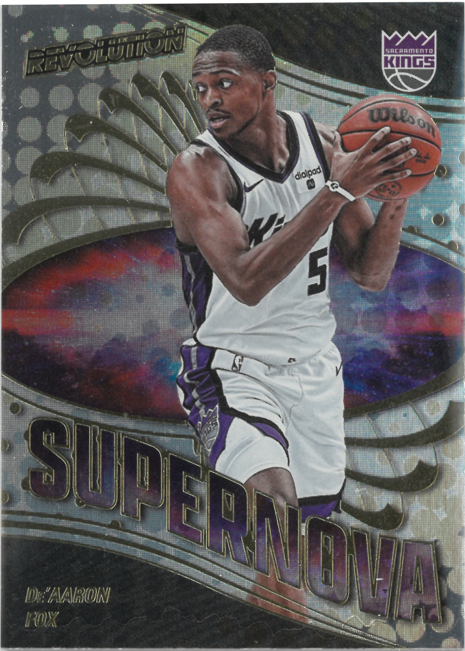 2024-25 PANINI REVOLUTION "De'aaron Fox" Supernova No.3(ディアロン・フォックス)