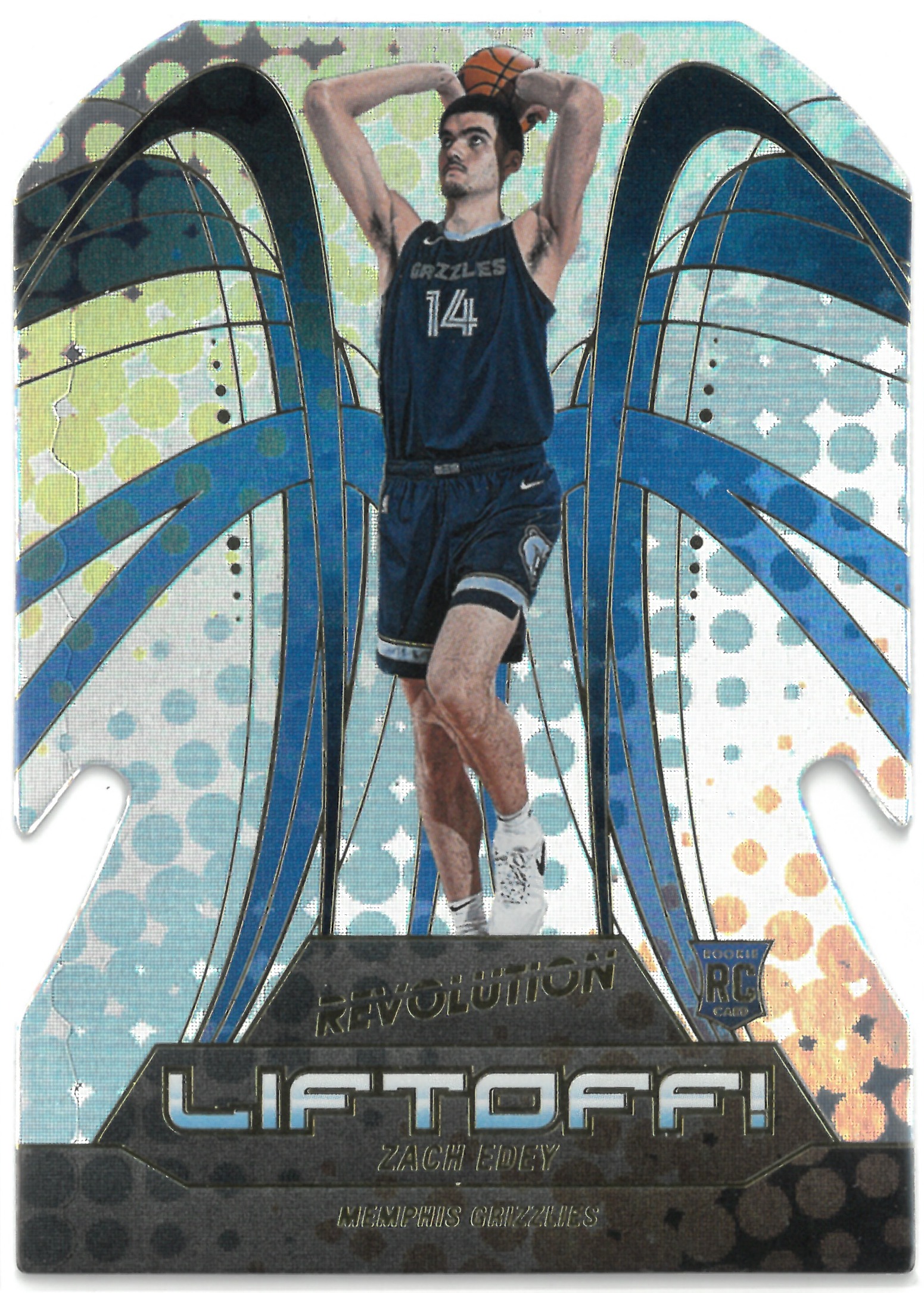 2024-25 PANINI REVOLUTION "Zach Edey" Liftoff! No.13(ザック・イディー)