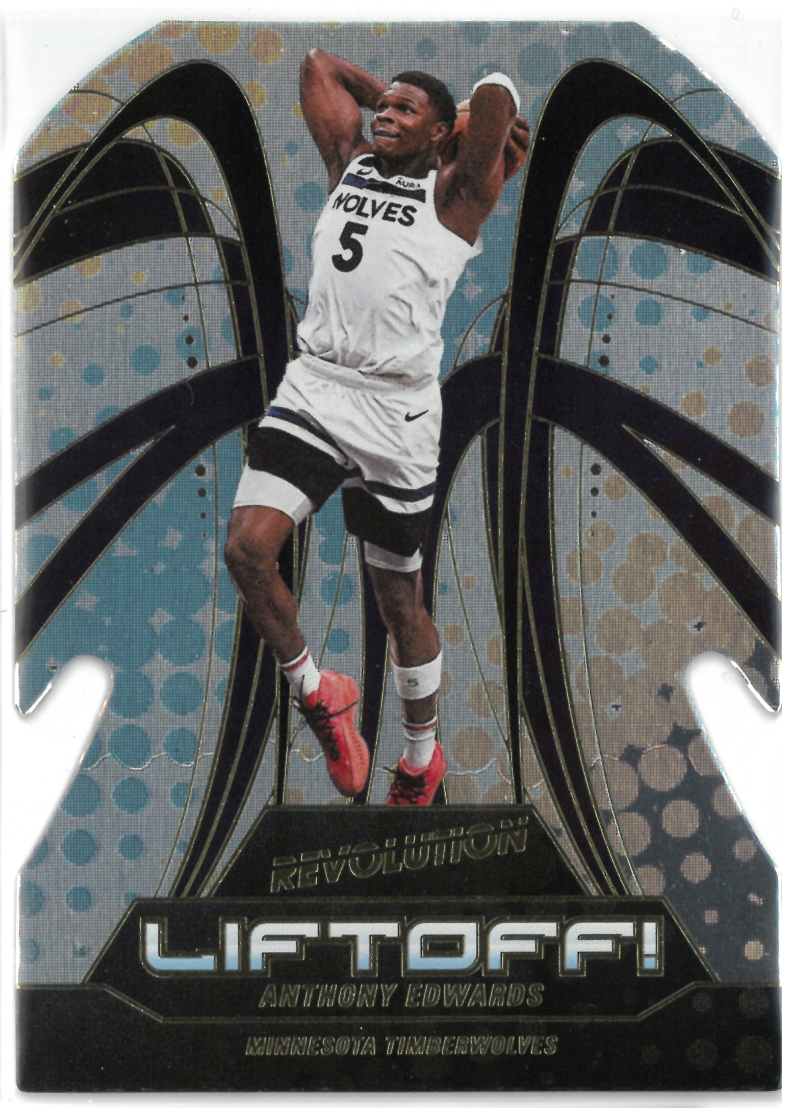 2024-25 PANINI REVOLUTION "Anthony Edwards" Liftoff! No.4(アンソニー・エドワーズ)