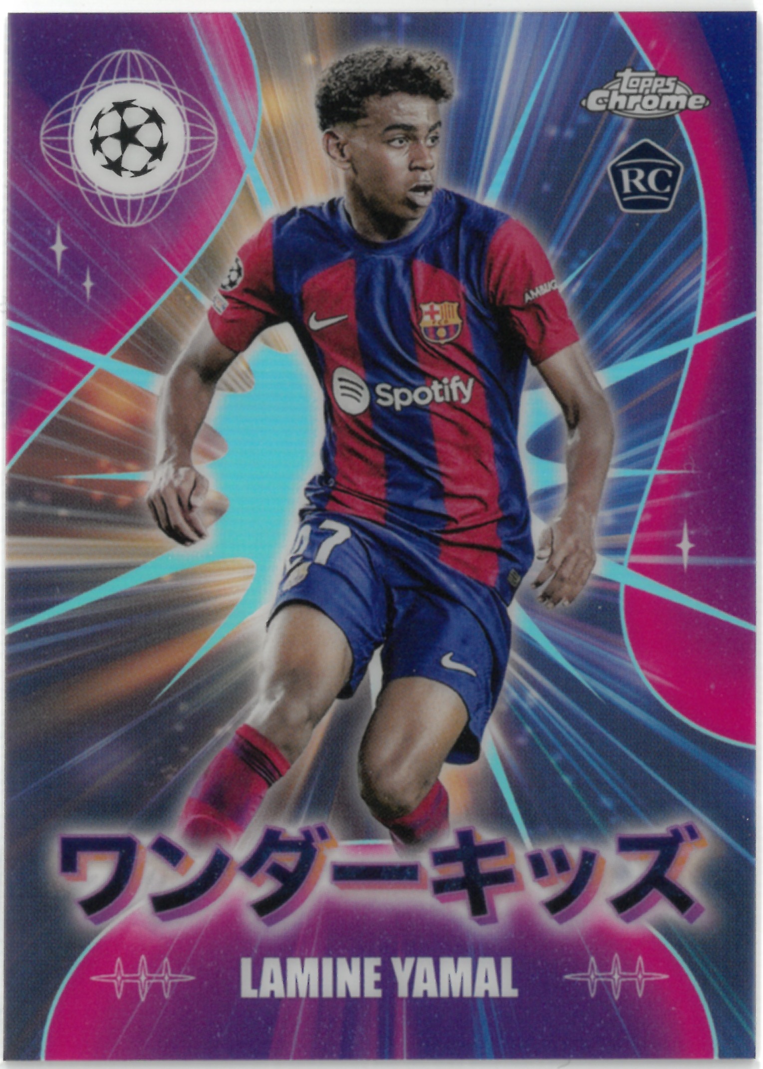 2024 Topps Chrome "Lamine Yamal" #WK-3(ラミン・ヤマル)