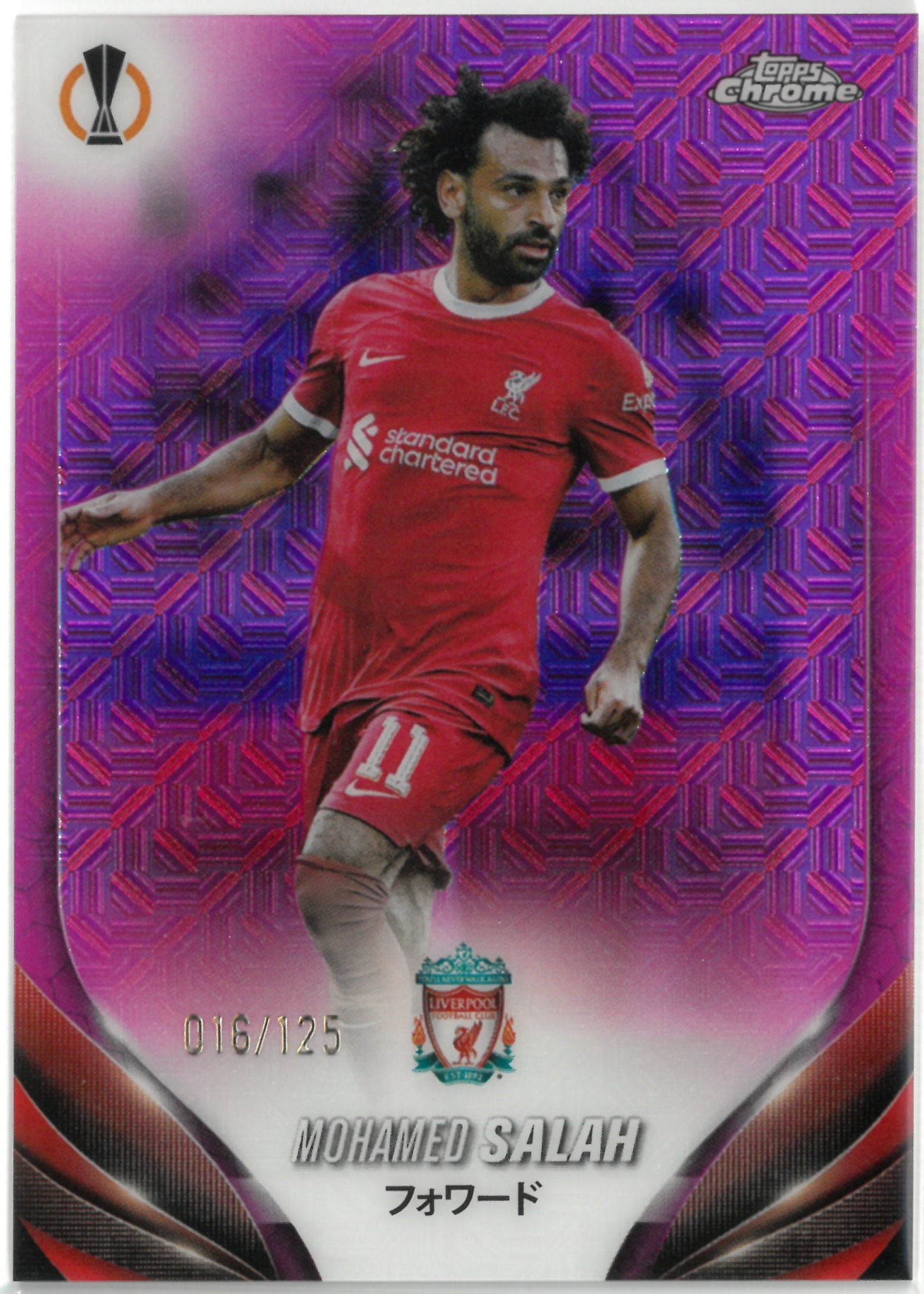 2024 Topps Chrome "Mohamed Salah"【016/125】#163(モハメド・サラー)