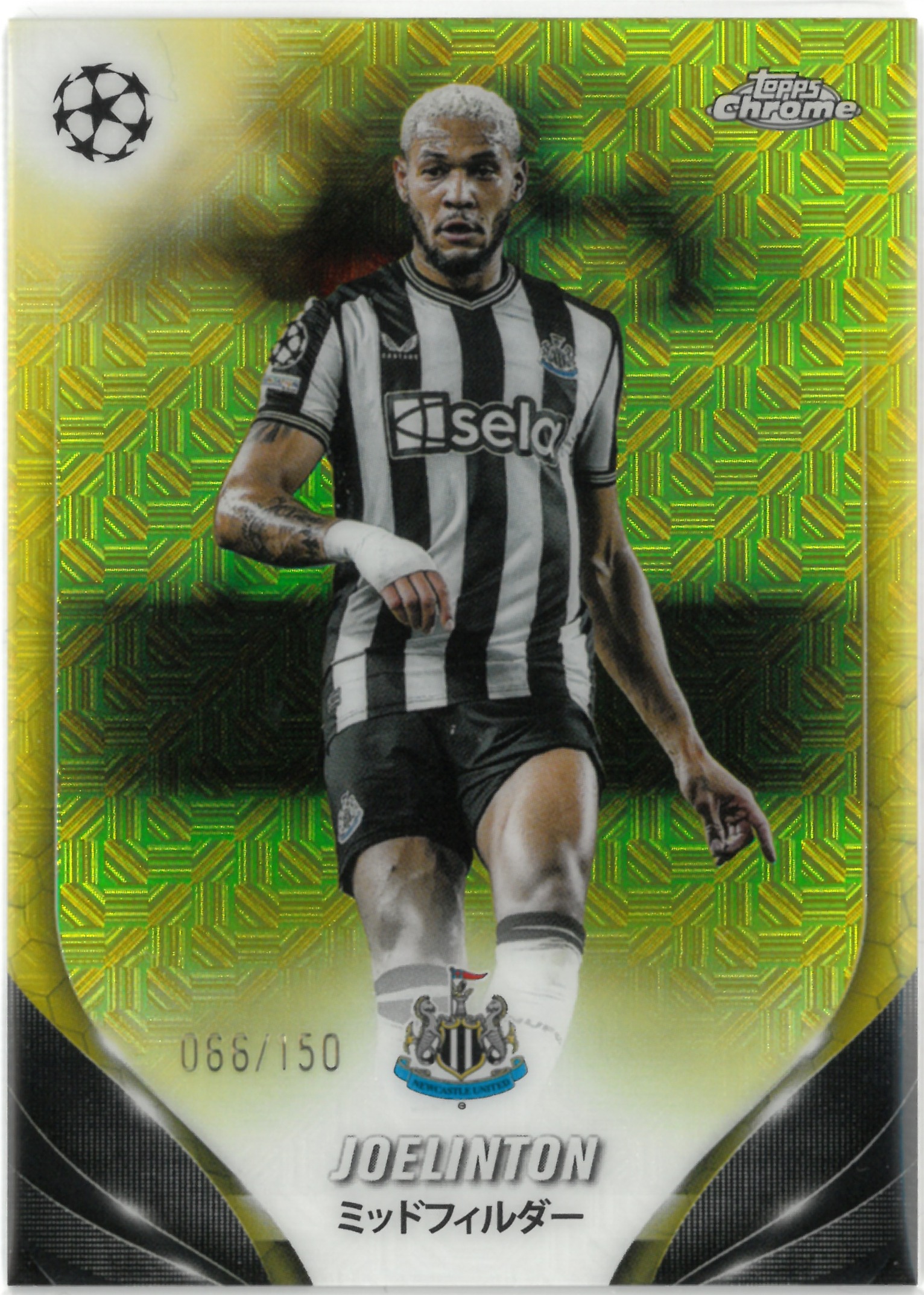 2024 Topps Chrome "Joelinton"【066/150】#60(ジョエリントン)