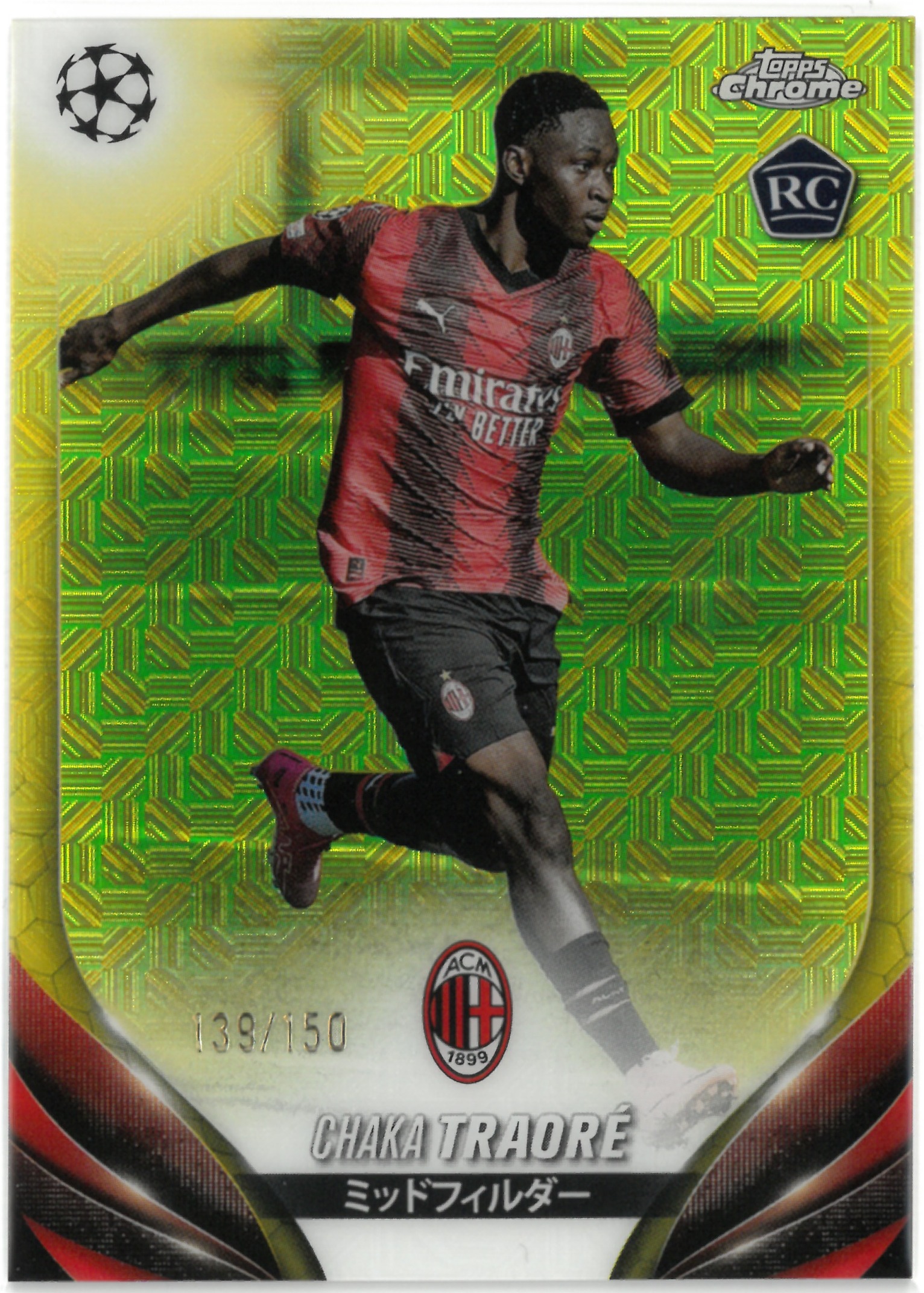 2024 Topps Chrome "Chaka Traore"【139/150】#25(チャカ・トラオレ)