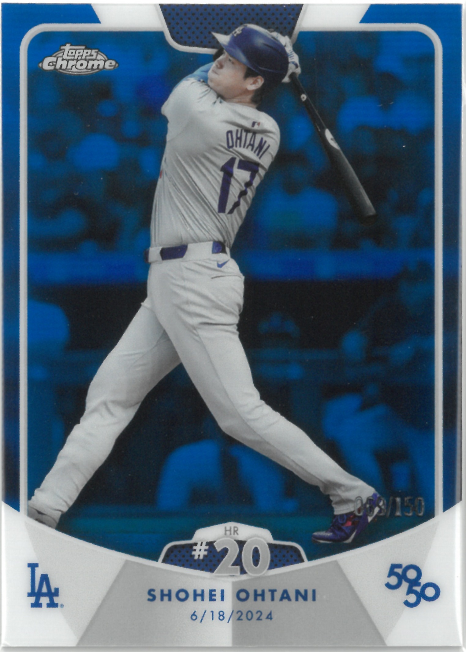 2024 Topps Chrome "Shohei Ohtani"【069/150】#HR#20(大谷 翔平)