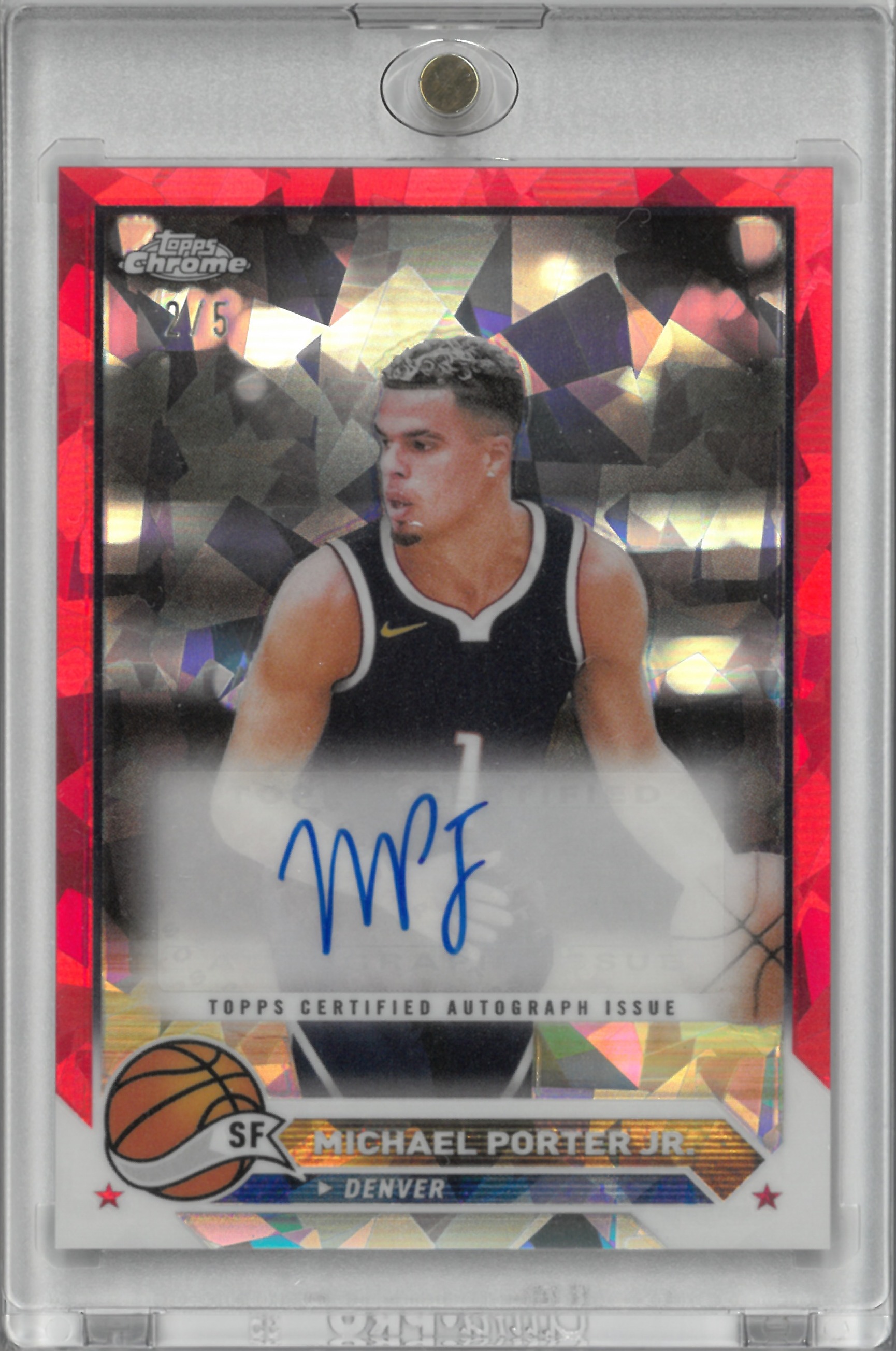 2024 Topps Chrome "Michael Porter Jr." Auto【2/5】#CG-MPJ(マイケル・ポーター・ジュニア)
