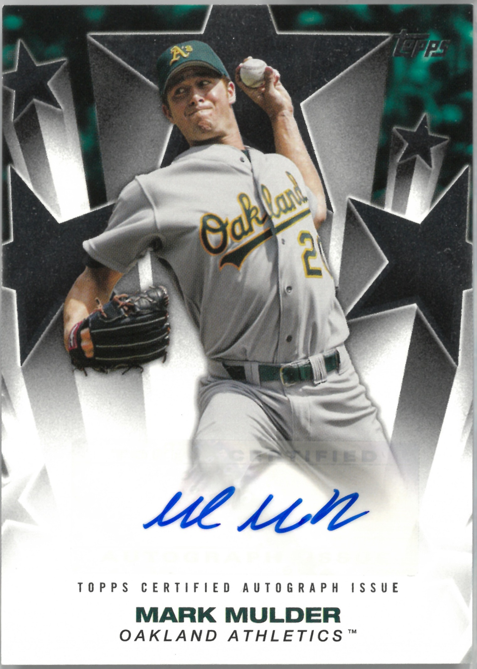 2025 Topps "Mark Mulder" Auto #BSA2-MM(マーク・マルダー)