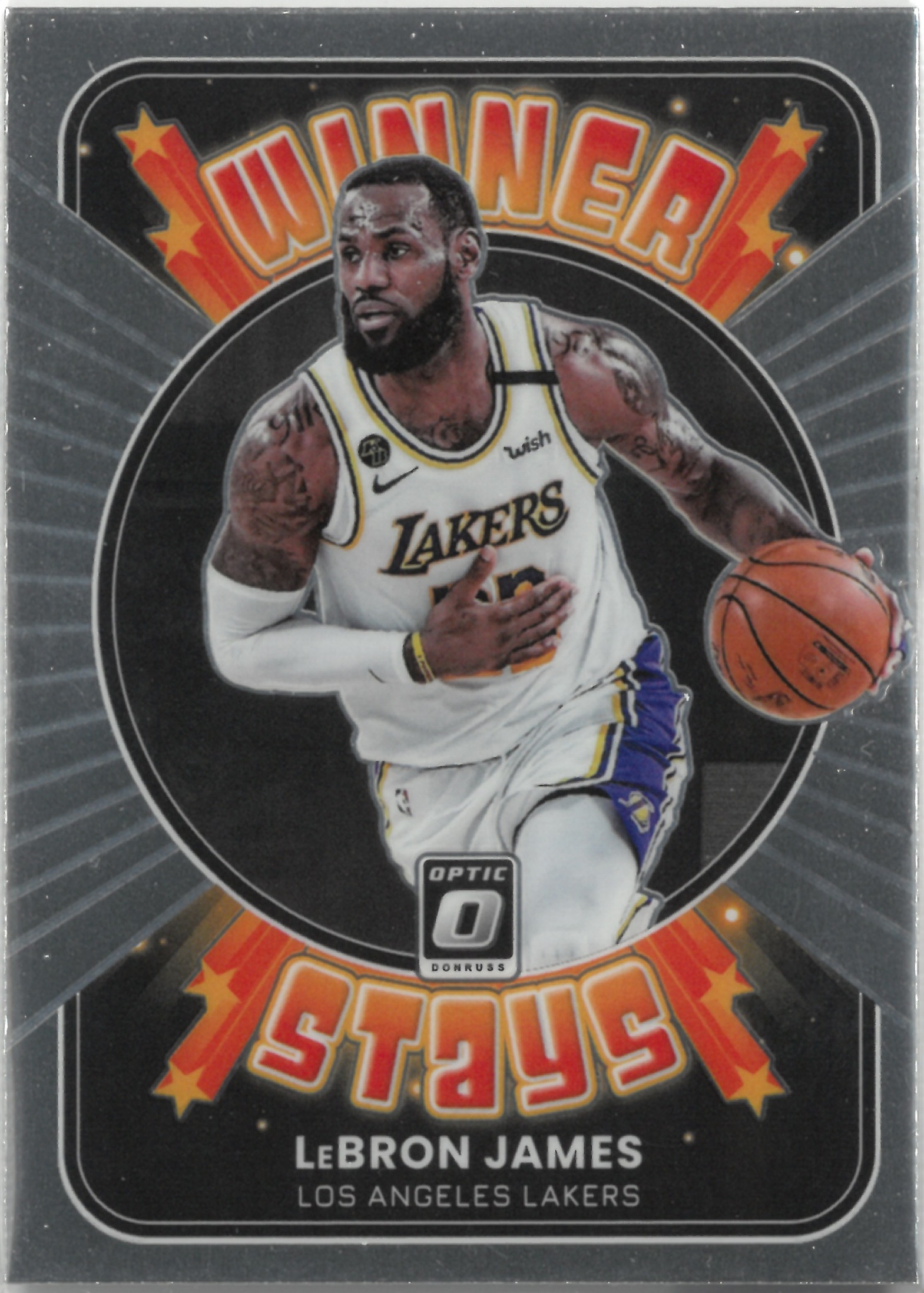 2021-22 PANINI DONRUSS OPTIC "LeBron James" Winner Stays No.3(レブロン・ジェームズ)