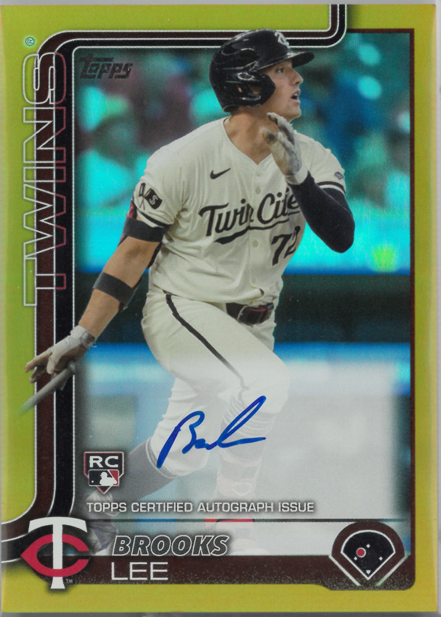 2025 Topps "Brooks Lee" Auto【07/050】#317(ブルックス・リー)