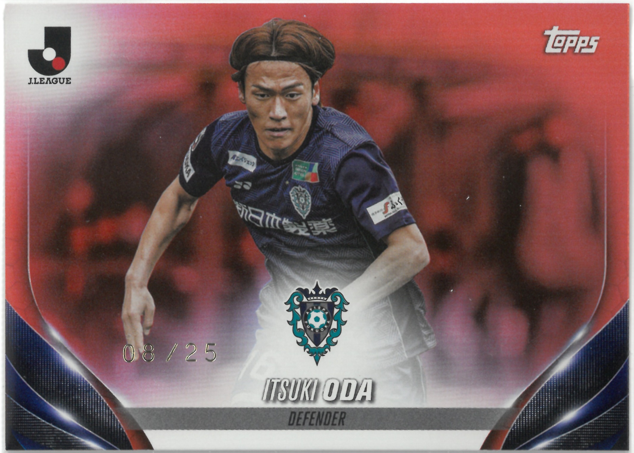 2024 Topps J.LEAGUE "Itsuki Oda"【08/25】#78(小田 逸稀)