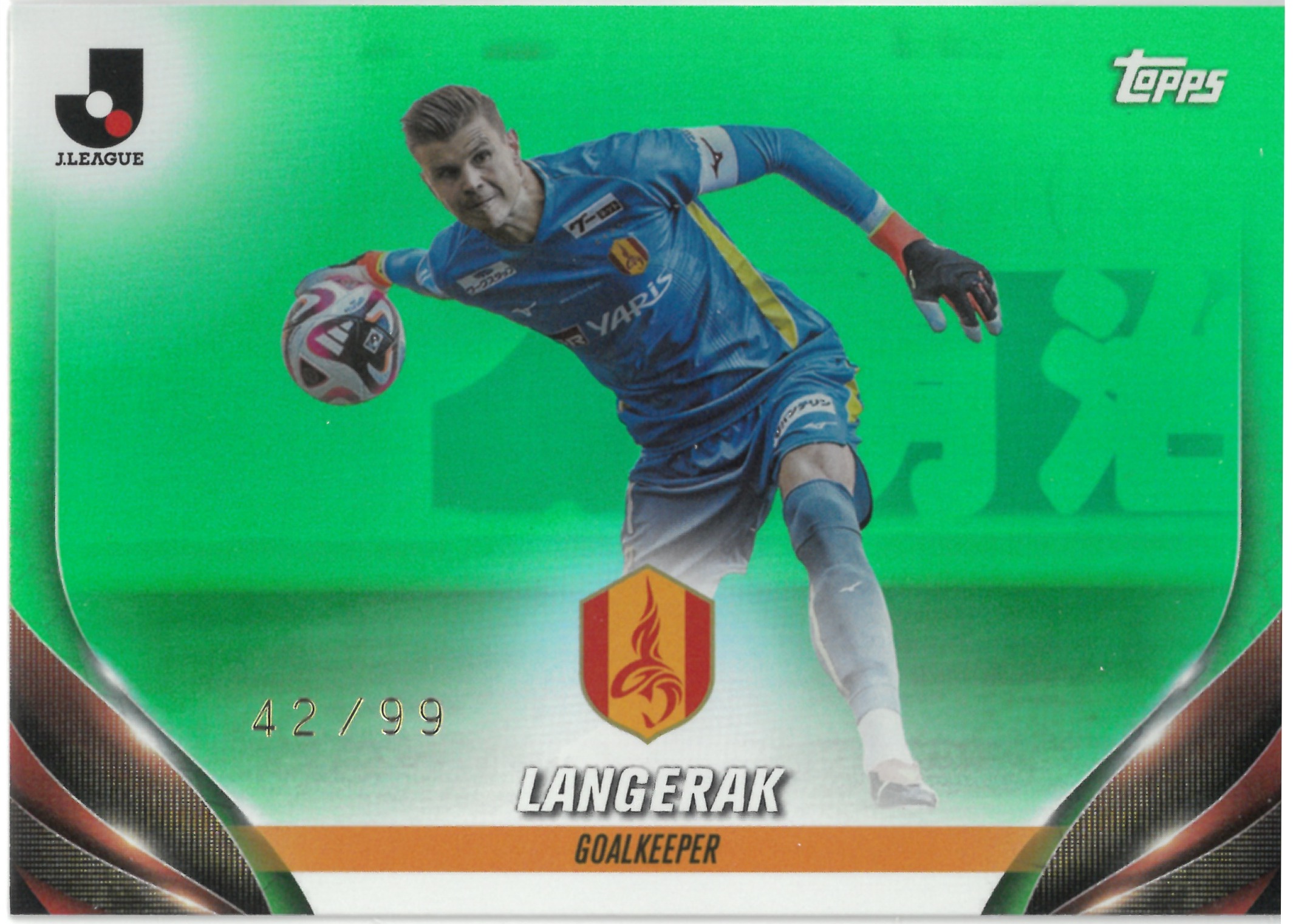 2024 Topps J.LEAGUE "Langerak"【42/99】#12(ランゲラク)