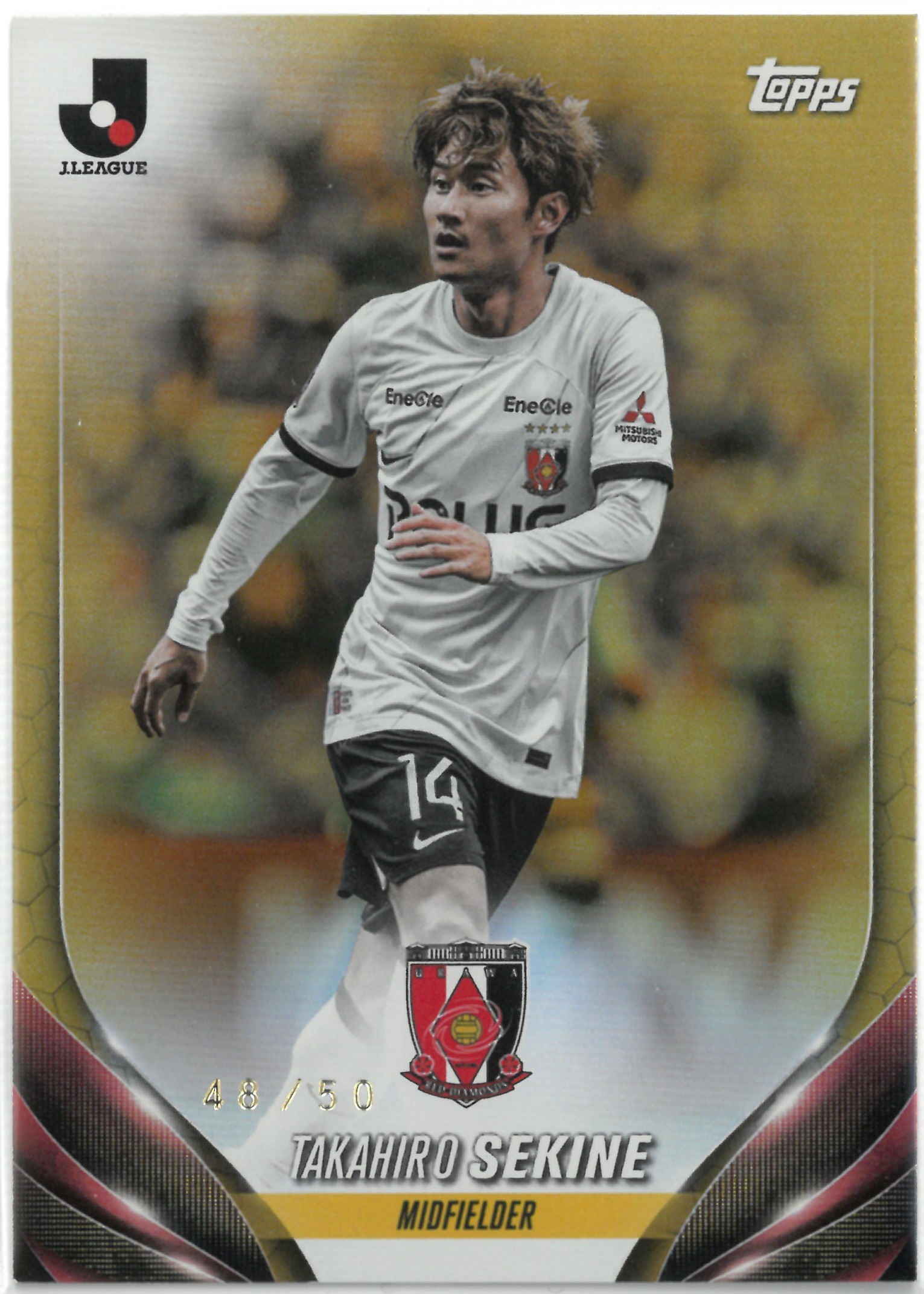 2024 Topps J.LEAGUE "Takahiro Sekine"【48/50】#138(関根 貴大)